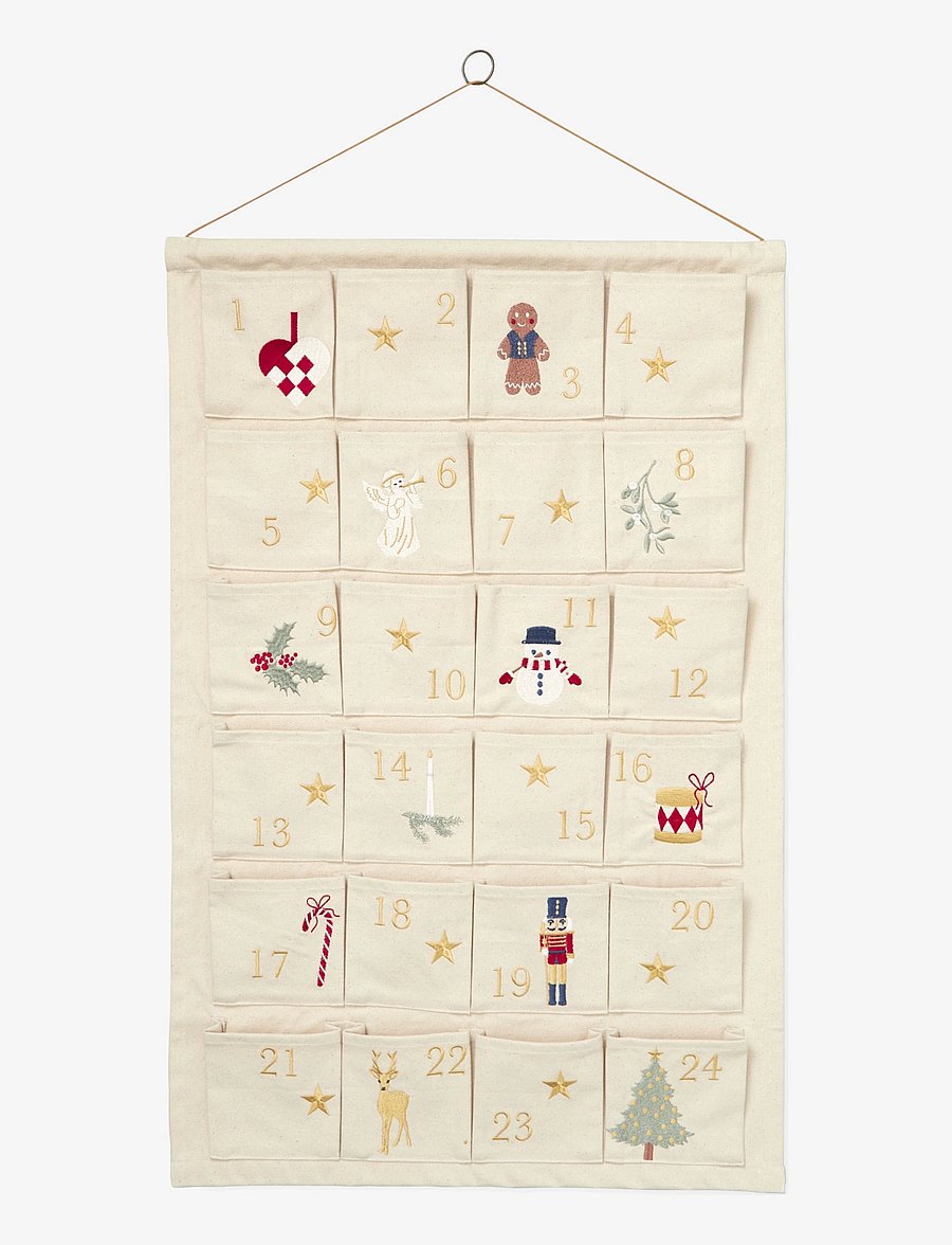 Cam Cam Copenhagen - Christmas Calendar - GOTS - Beige - beige - 0