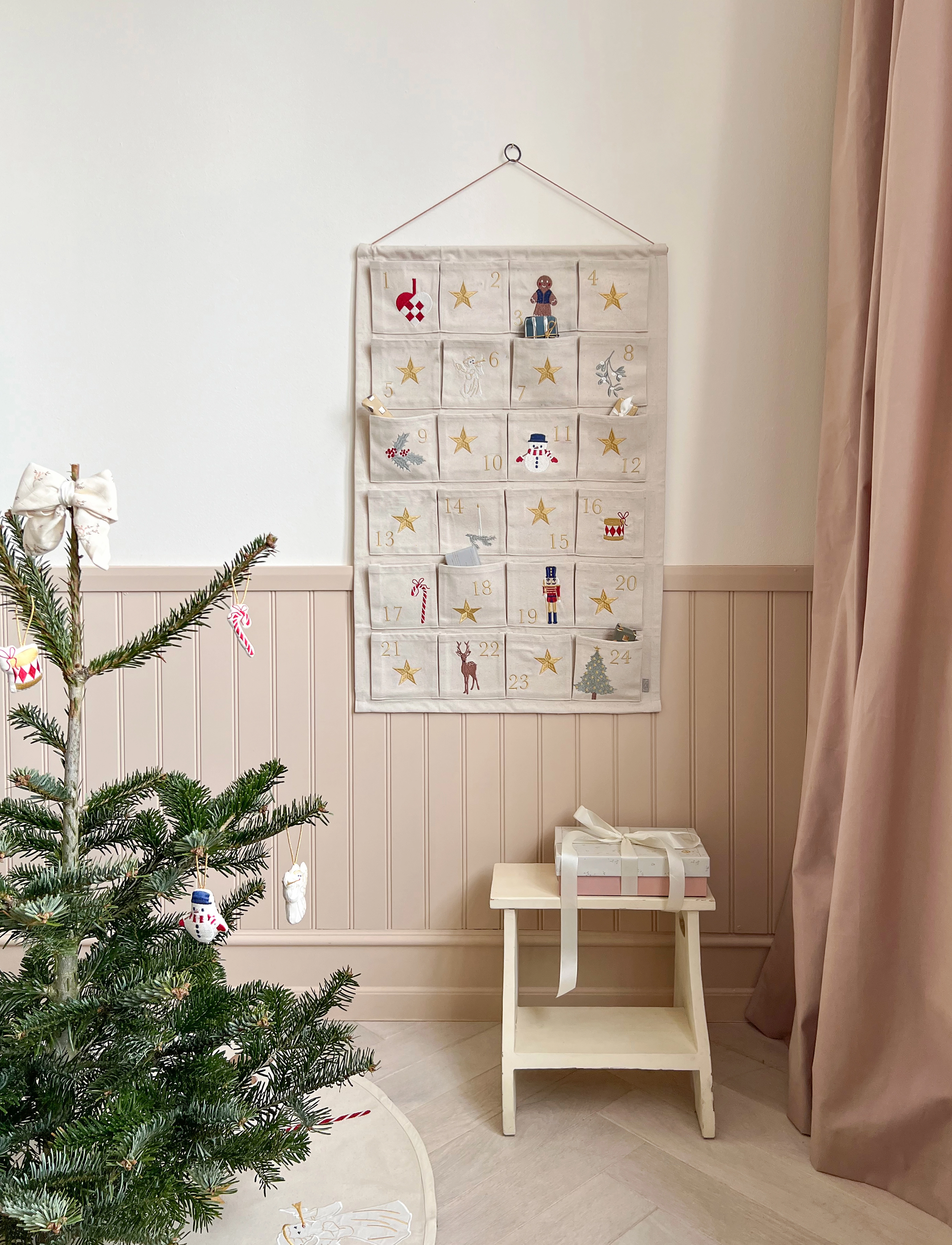 Cam Cam Copenhagen - Christmas Calendar - GOTS - Beige - beige - 2