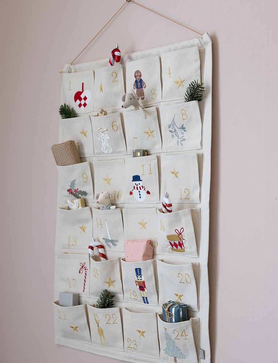 Cam Cam Copenhagen - Christmas Calendar - GOTS - Beige - beige - 3