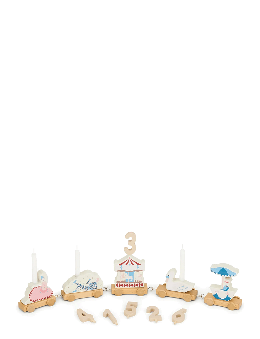 Cam Cam Copenhagen - Birthday Train - FSC 100% - Dreamland - leksaker - carousel - 0