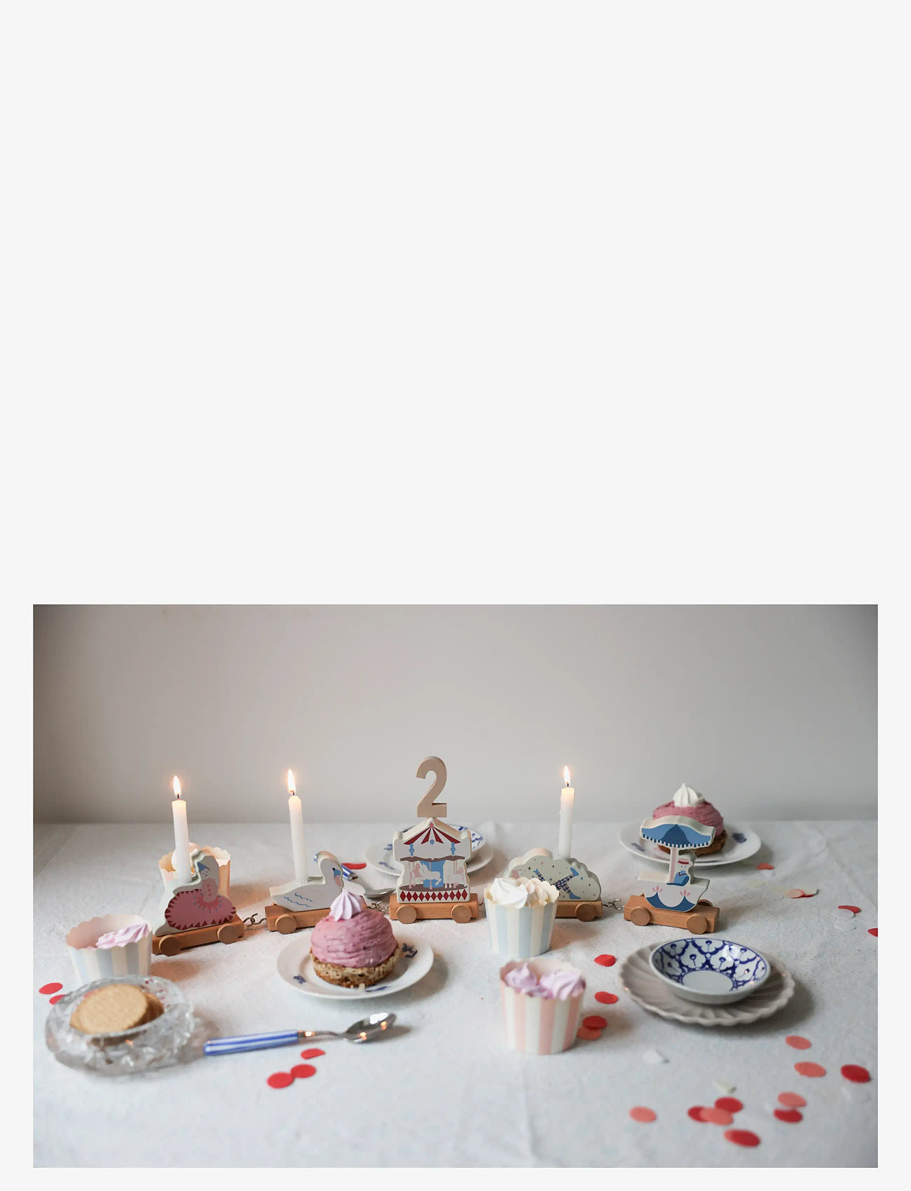 Cam Cam Copenhagen - Birthday Train - FSC 100% - Dreamland - festartiklar - carousel - 1