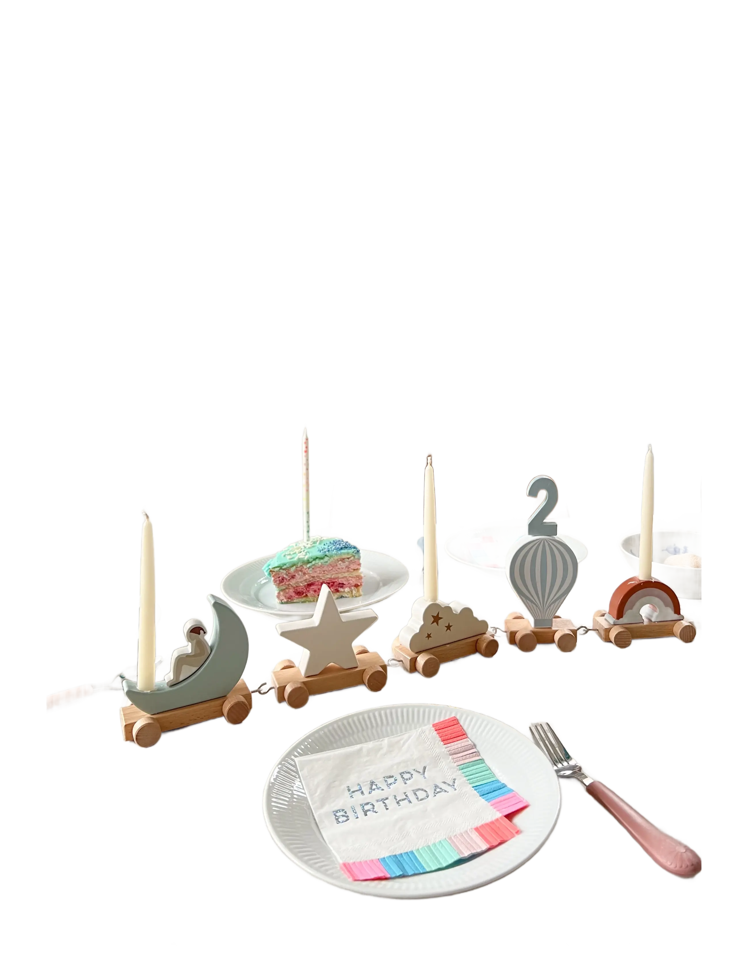 Cam Cam Copenhagen - Birthday Train - FSC 100% - Dreamland - articles de fête - dreamland - 2