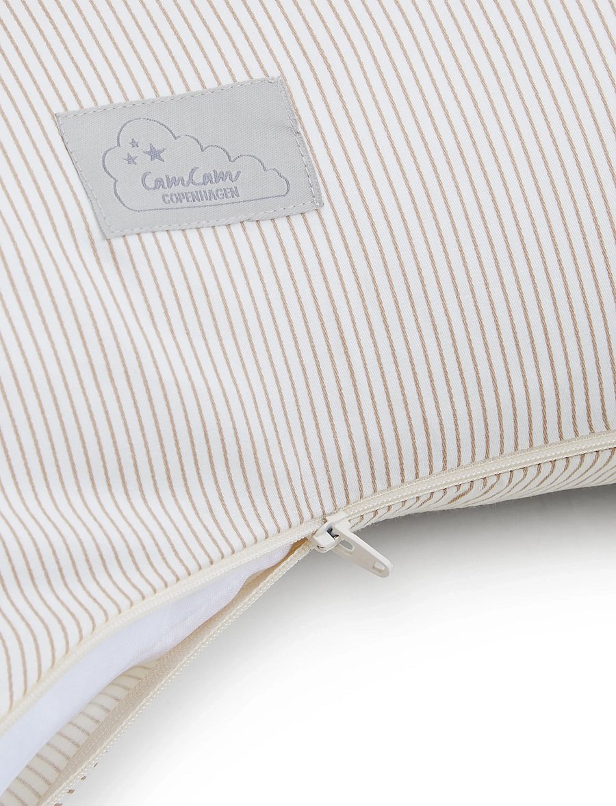 Cam Cam Copenhagen - Nursing Pillow - OCS - Classic Stripes Blue - imetamispadjad - classic stripes camel - 3