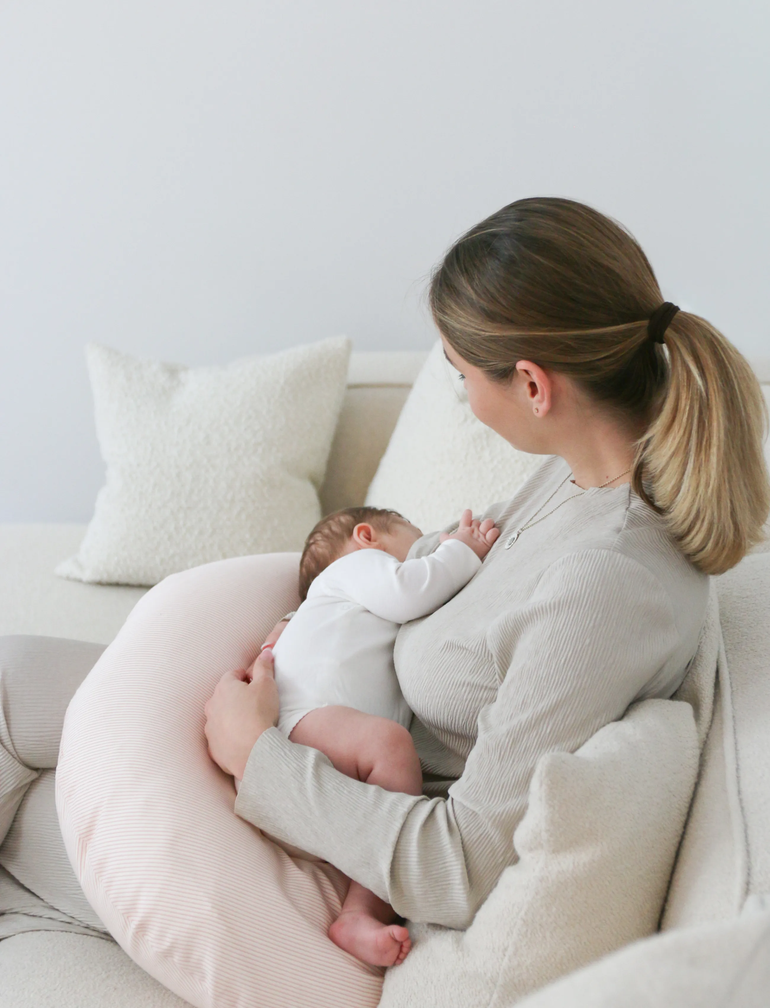 Cam Cam Copenhagen Nursing Pillow Ocs Classic Stripes Rose, Kinder, Stillkissen, Rosa, Gr.ONE SIZE
