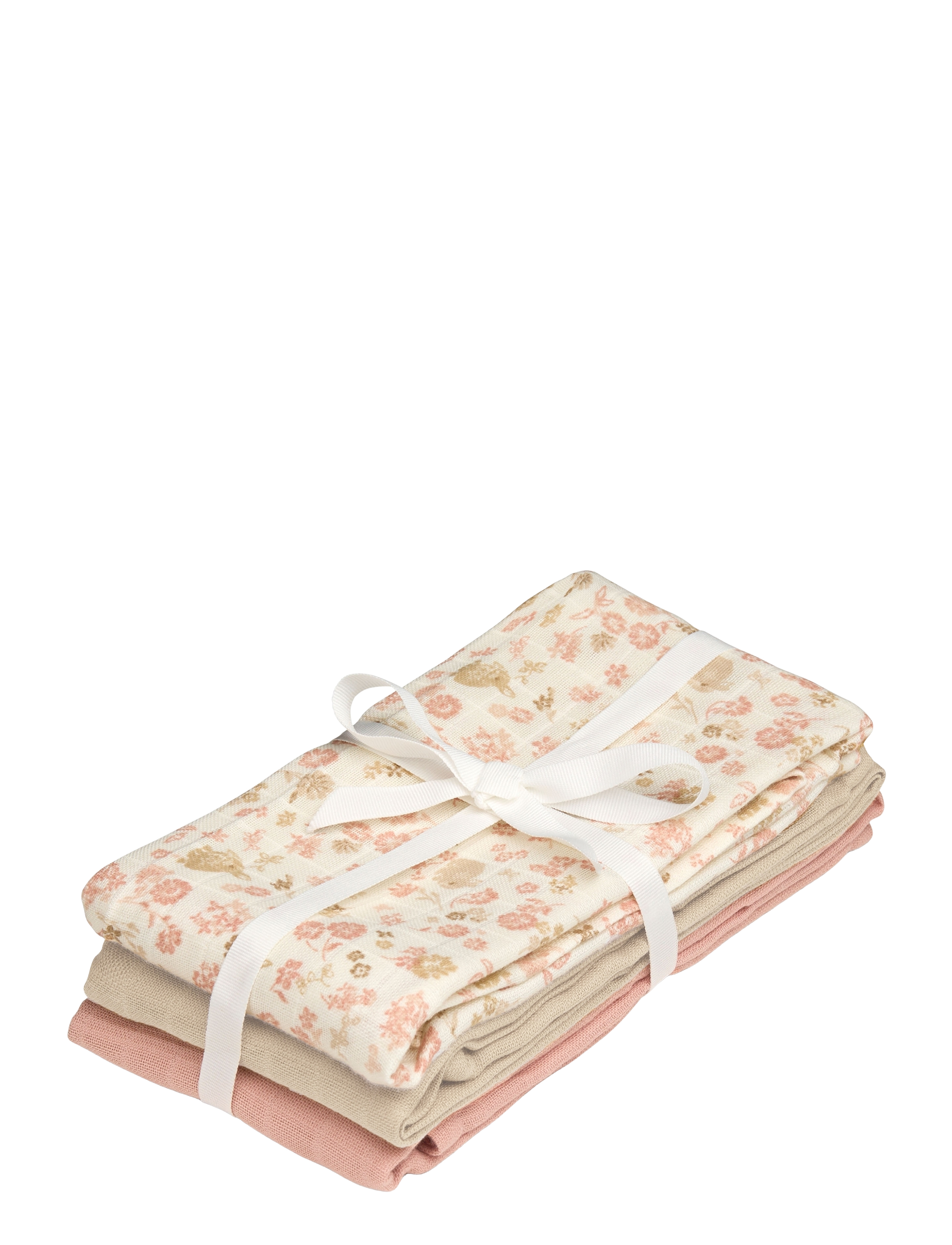 Cam Copenhagen Muslin Cloth, 3-Pack Gots Mix Classic Stripes Rose, One Size, Muslins, Rosa - Cloths, Kinder