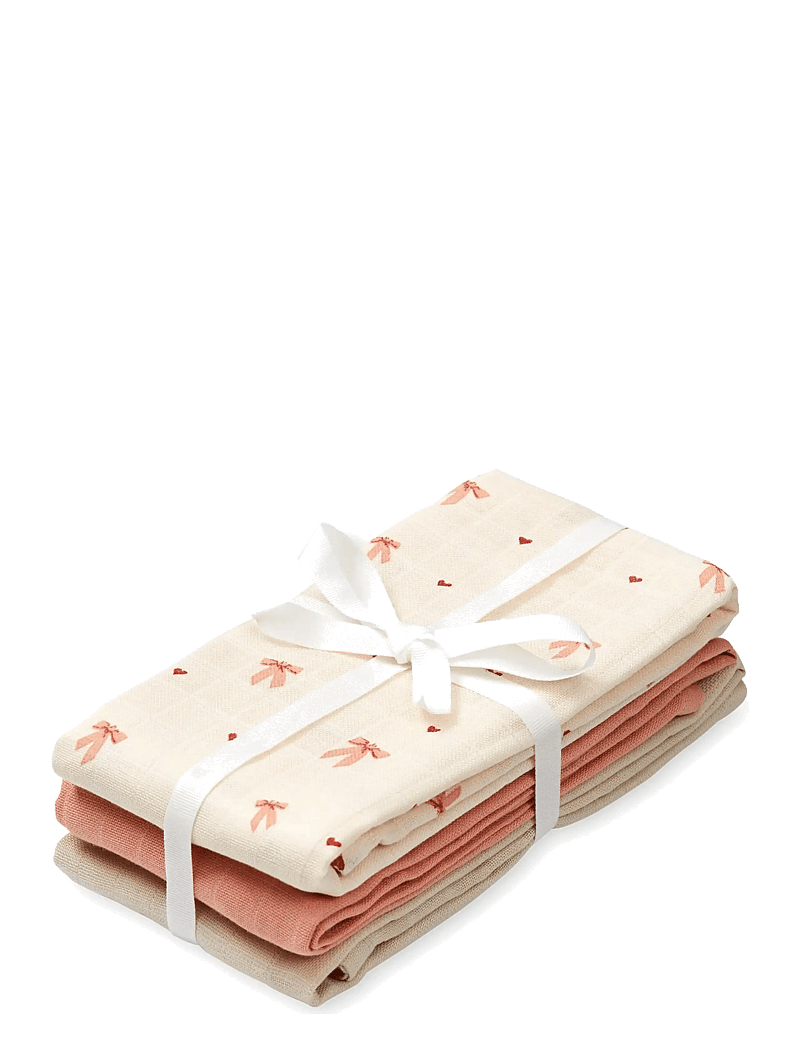 Cam Cam Copenhagen - Muslin Cloth, 3-pack - GOTS Mix - Blueberries - mulltücher - bows - 1