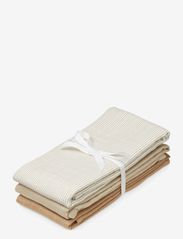 Cam Cam Copenhagen - Muslin Cloth, 3 pack - linges en mousseline - classic stripes camel - 0