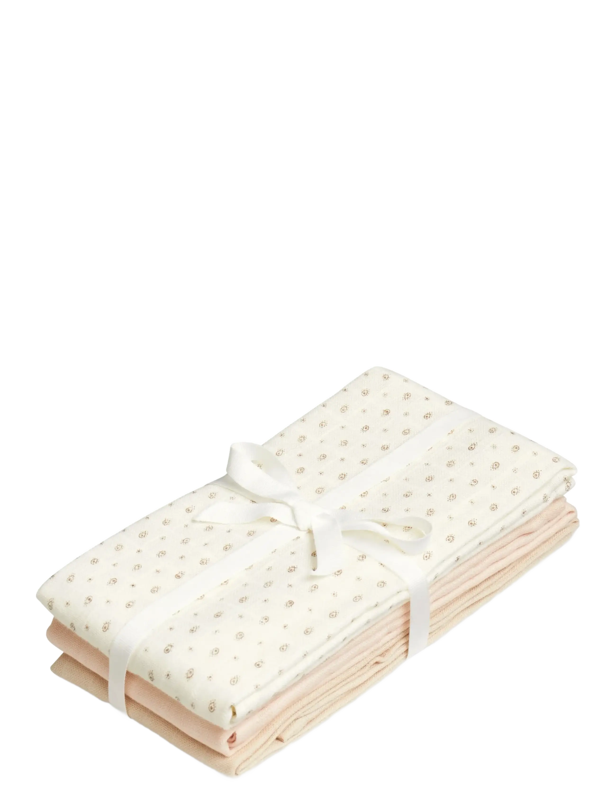 Cam Copenhagen Muslin Cloth, 3-Pack Gots Mix Classic Stripes Rose, One Size, Muslins, Rosa - Cloths, Kinder