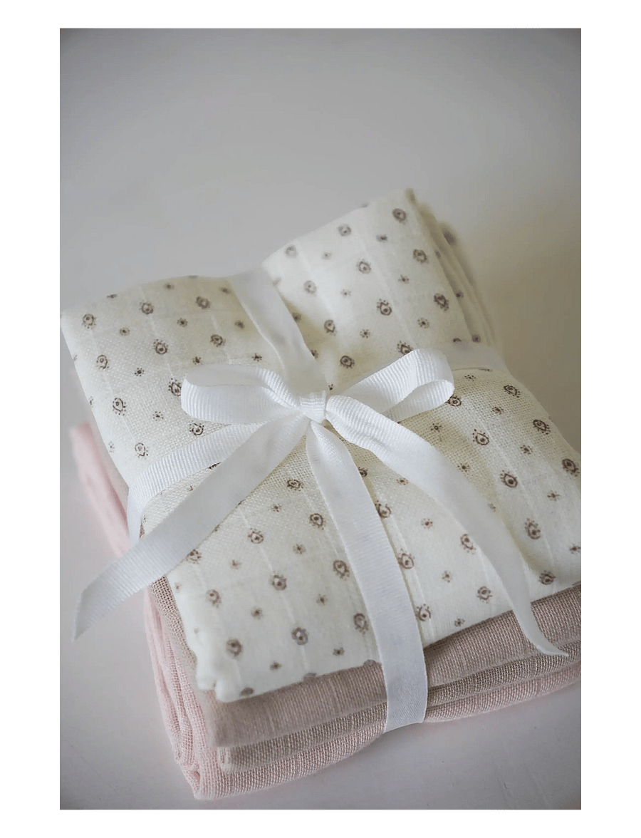 Cam Cam Copenhagen - Muslin Cloth, 3-pack - GOTS Mix - Carousel - mulltücher - rowan - 1