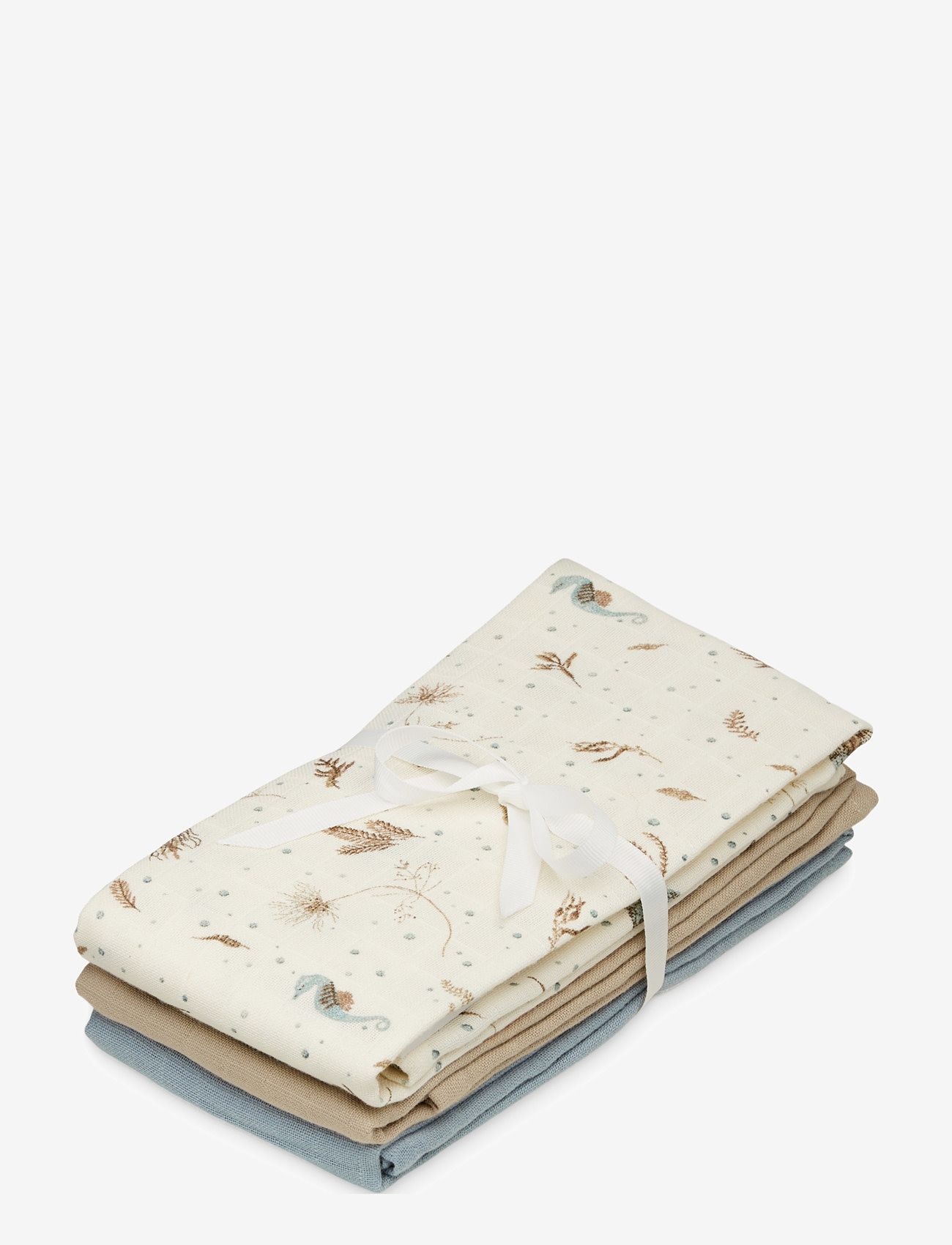 Cam Cam Copenhagen - Muslin Cloth, 3 pack - musselinklude - sea garden - 0