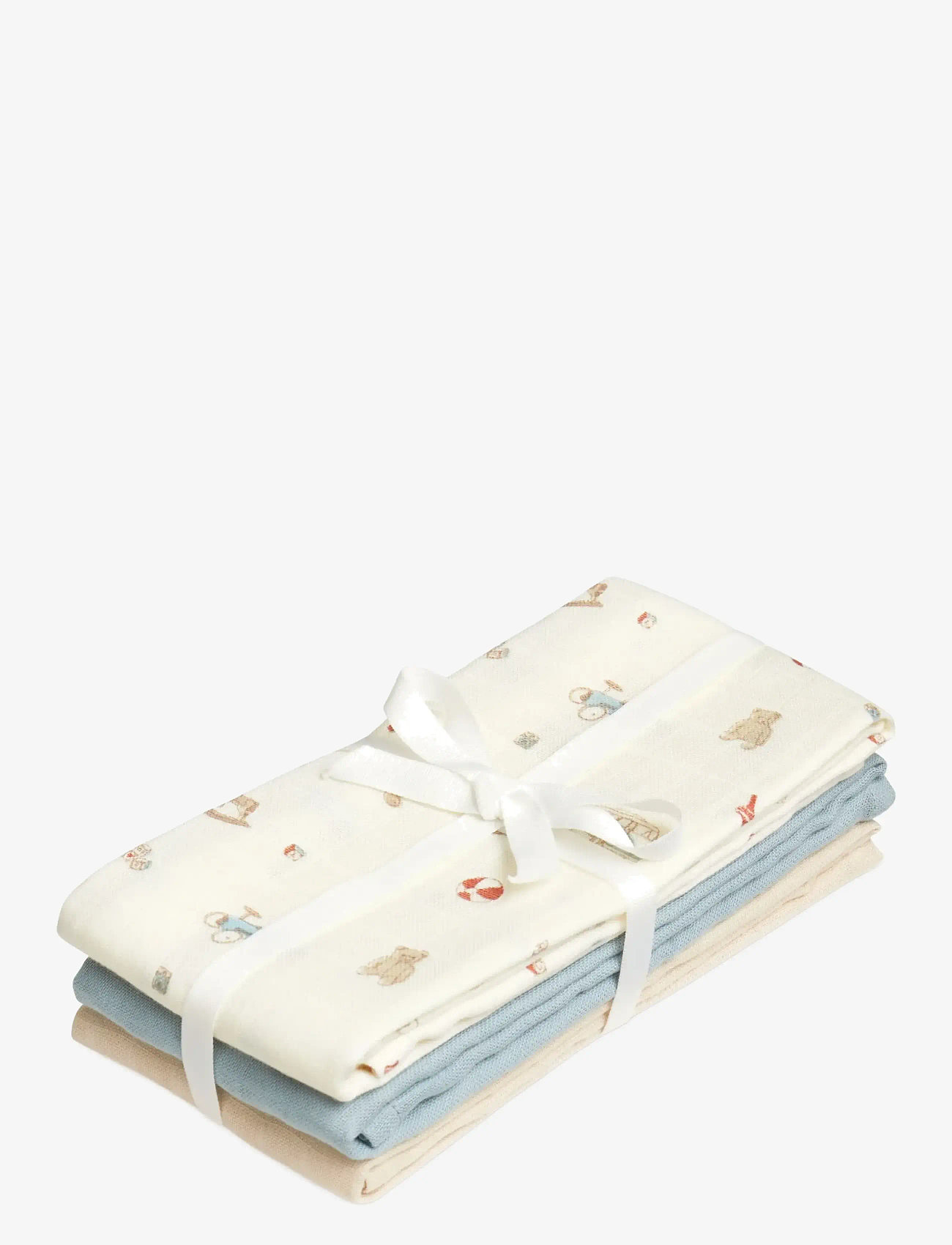 Cam Cam Copenhagen - Muslin Cloth, 3-pack - GOTS Mix - Rowan - linges en mousseline - vintage toys - 0