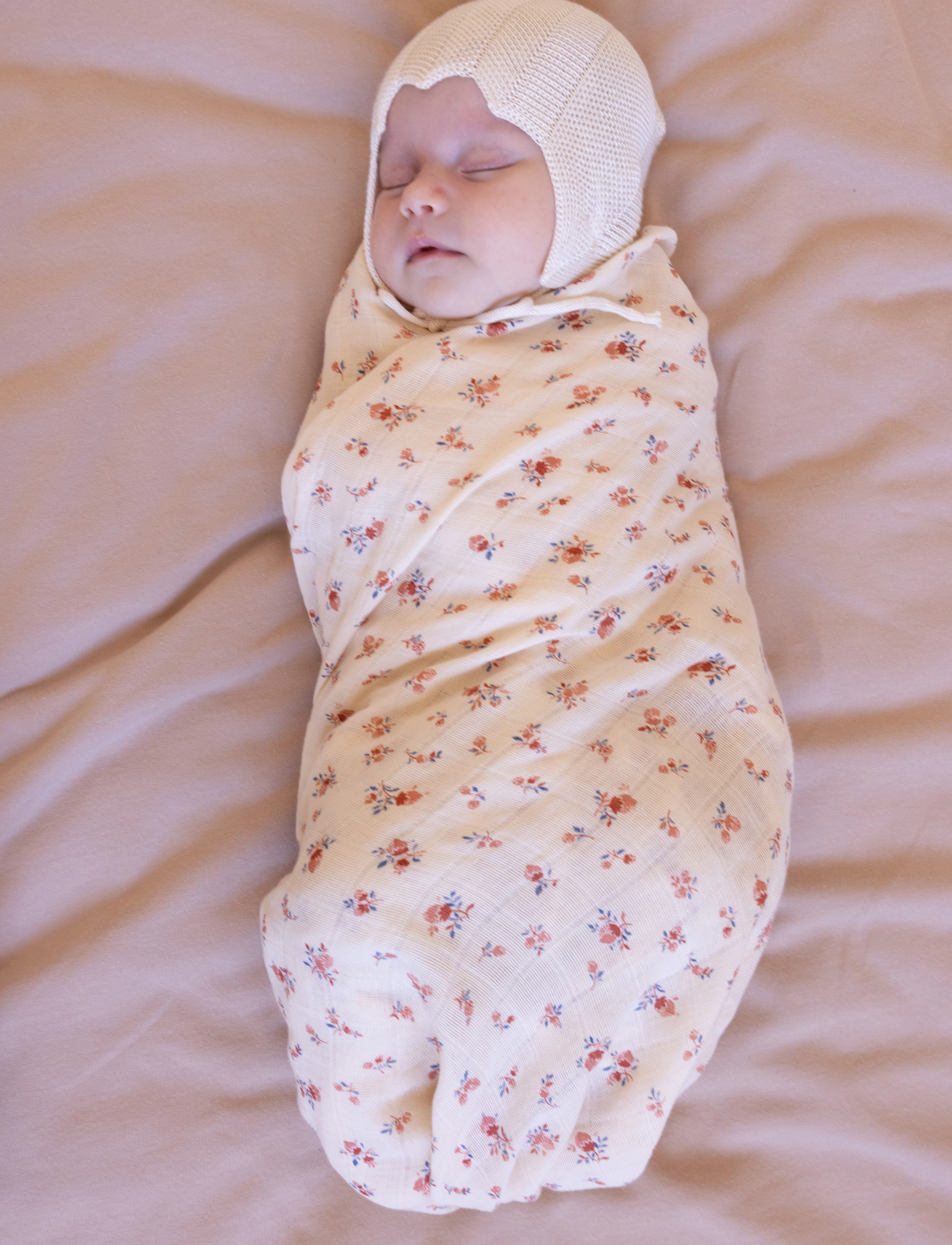 Cam Copenhagen Swaddle Gots Woodland, One Size, Muslins, Rosa - Muslin Blankets, Kinder
