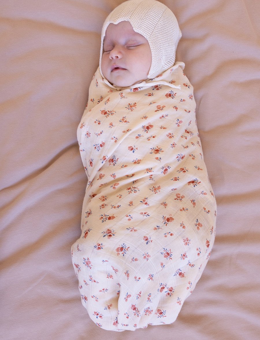 Cam Cam Copenhagen - Swaddle - GOTS - muslino antklodės - berries - 0