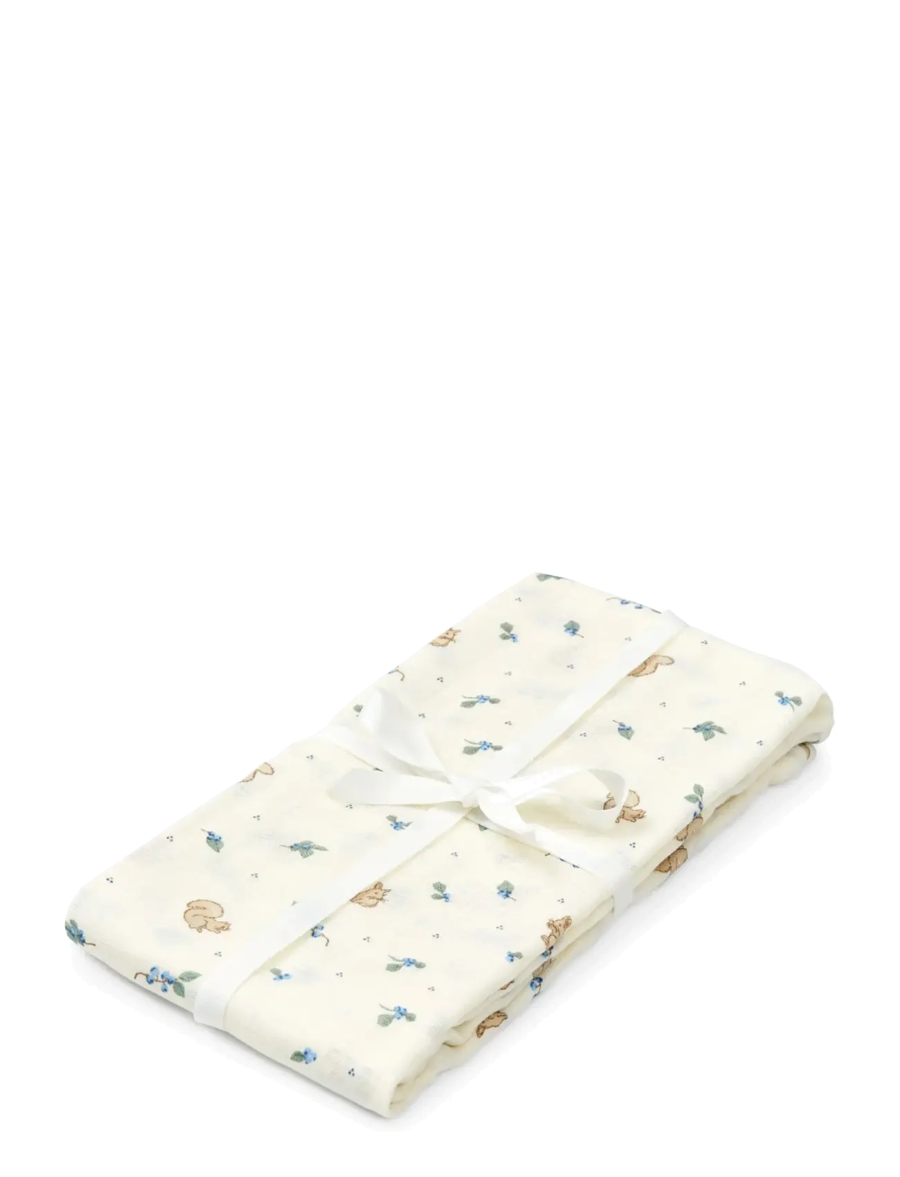Cam Cam Copenhagen Swaddle - GOTS - Woodland - Musliin linad - BLUEBERRIES / cream