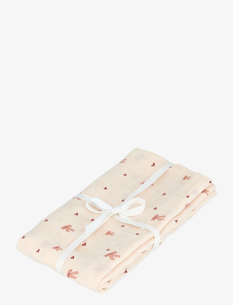 Cam Cam Copenhagen - Swaddle - GOTS - Rowan - musliinist tekid - bows - 0