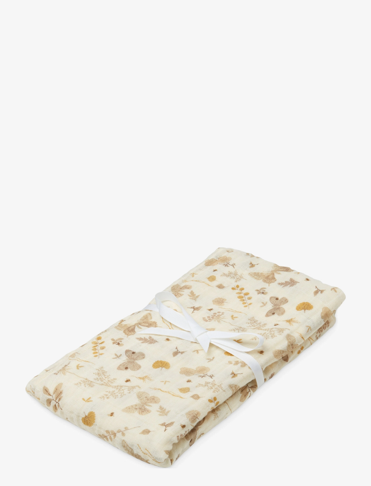 Cam Cam Copenhagen Swaddle - GOTS - Woodland - Musliin linad - BUTTERFLIES / cream