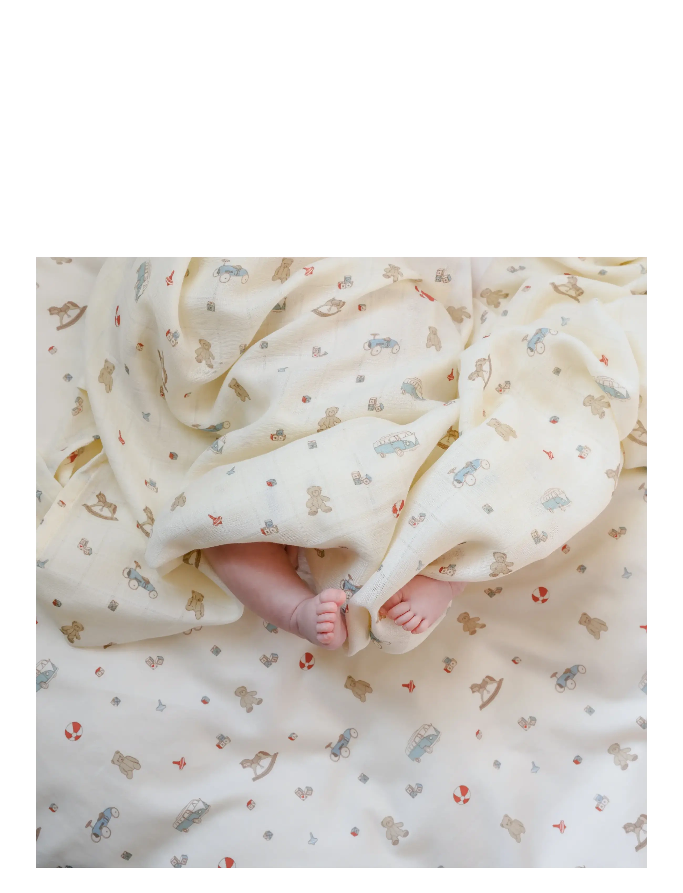 Cam Cam Copenhagen - Swaddle - musselintæpper - vintage toys - 1