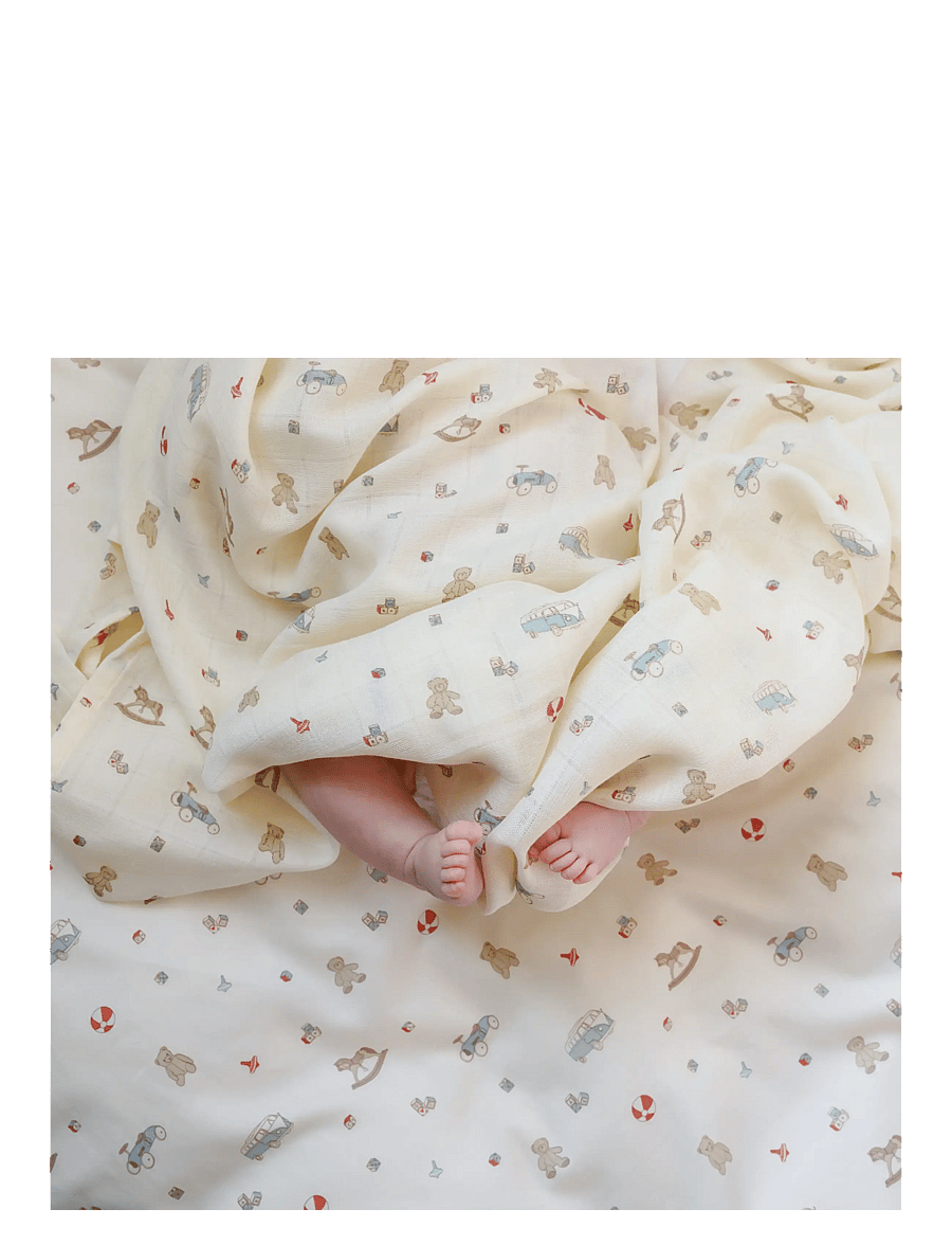Cam Cam Copenhagen - Swaddle - musselintæpper - vintage toys - 1