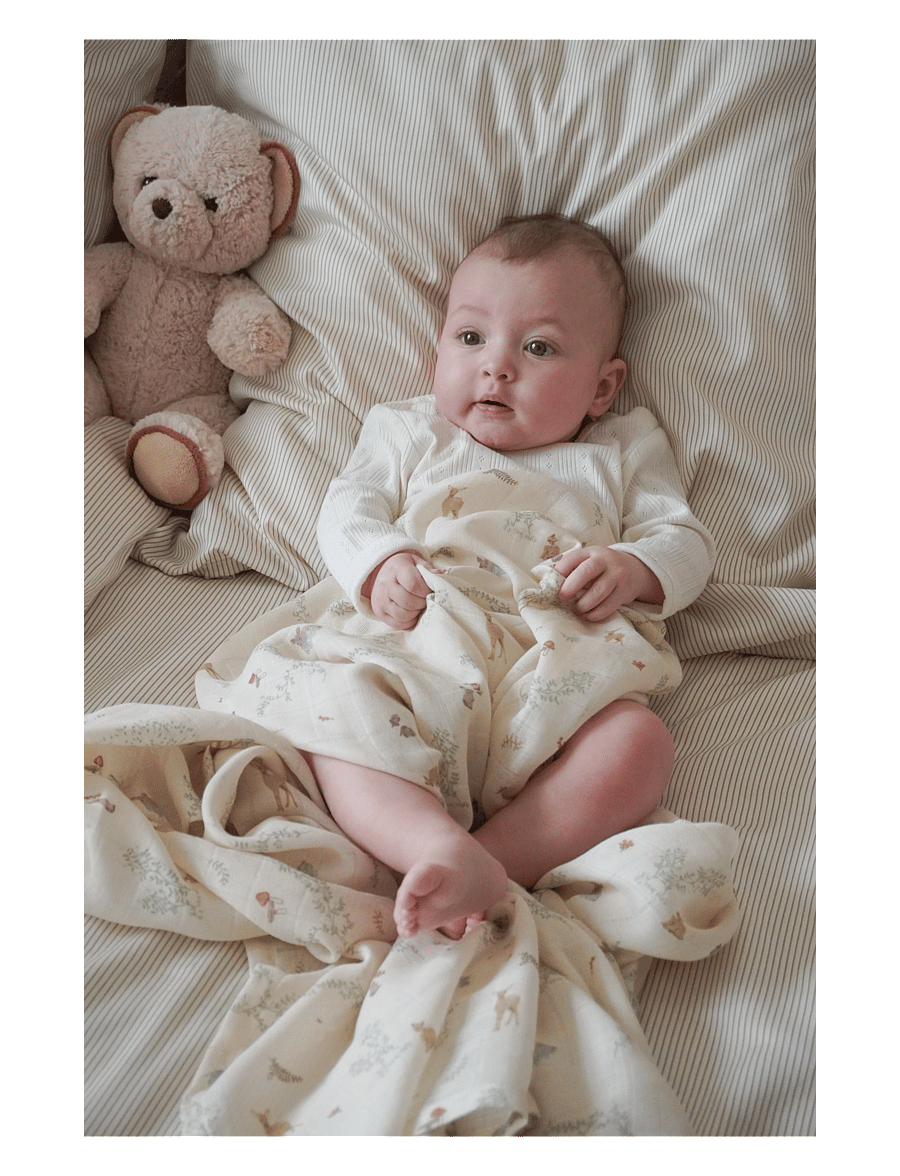 Cam Cam Copenhagen - Swaddle - GOTS - Woodland - musliinist tekid - woodland - 2