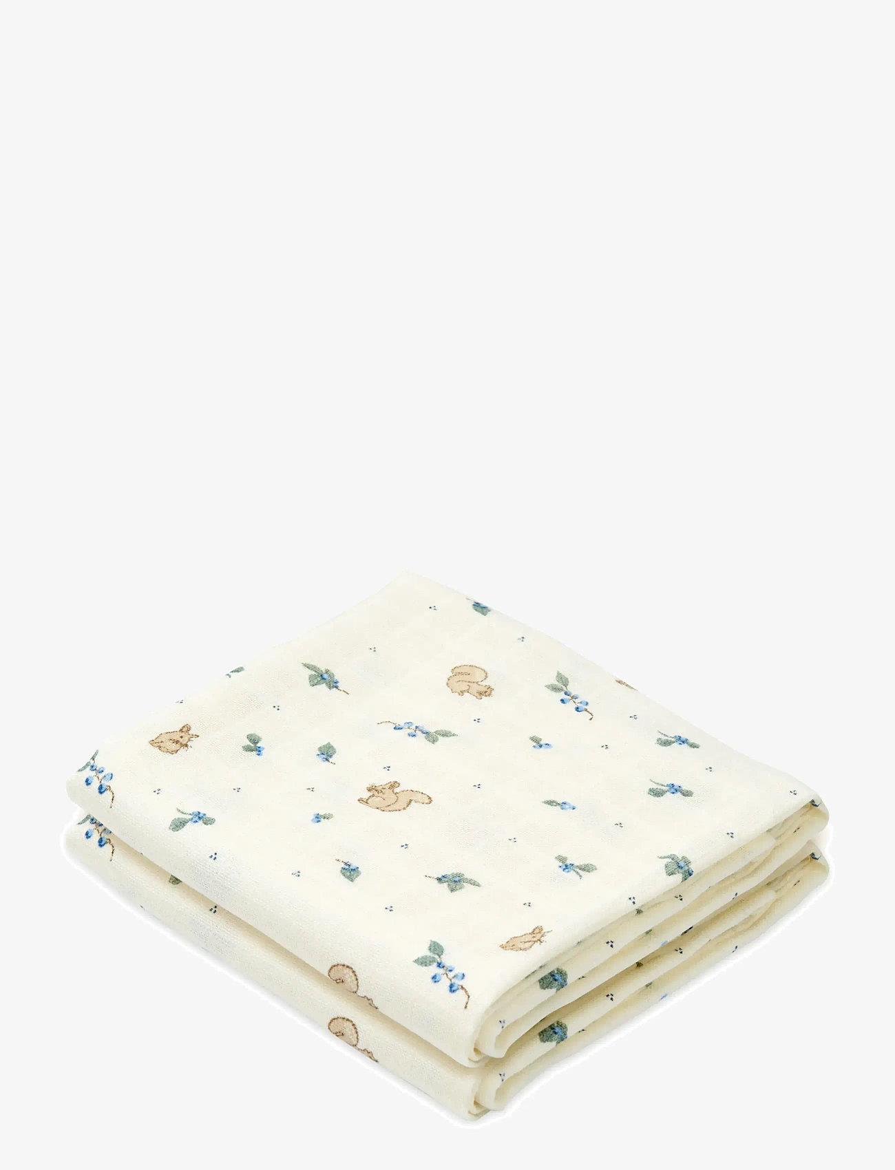 Cam Cam Copenhagen - Muslin Cloth, Printed, 2-pack - GOTS - Carousel - mulltücher - blueberries - 1