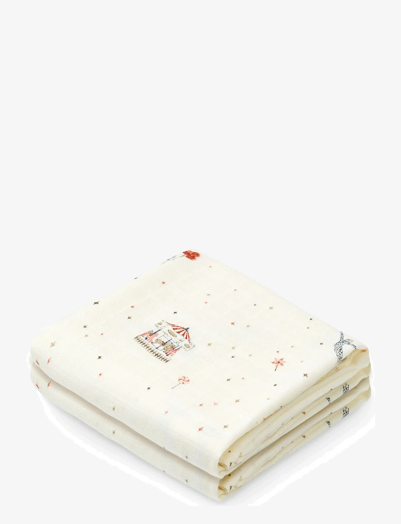 Cam Cam Copenhagen - Muslin Cloth, Printed, 2-pack - GOTS - Carousel - mulltücher - carousel - 1