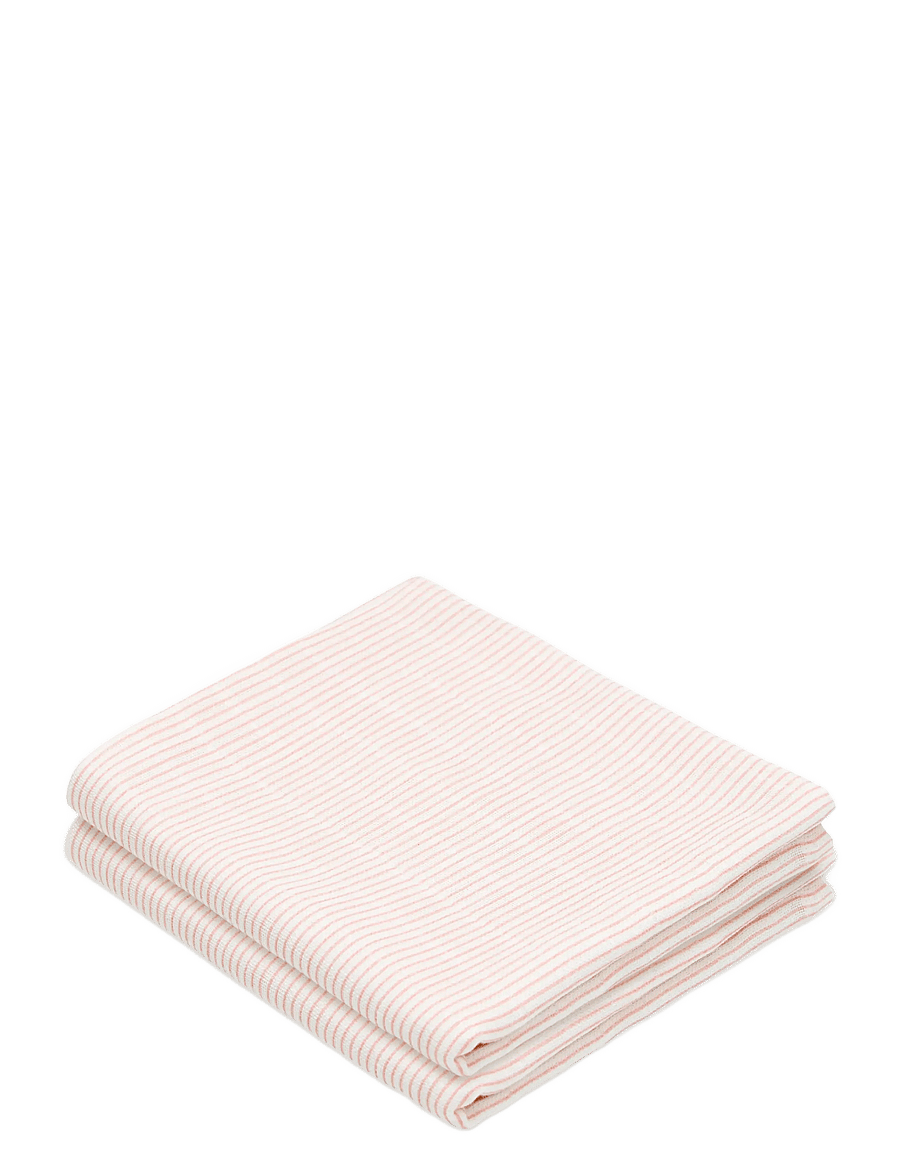 Cam Cam Copenhagen - Muslin Cloth, Printed, 2-pack - GOTS - Classic Stripes Rose - musliinist tekid - classic stripes rose - 1