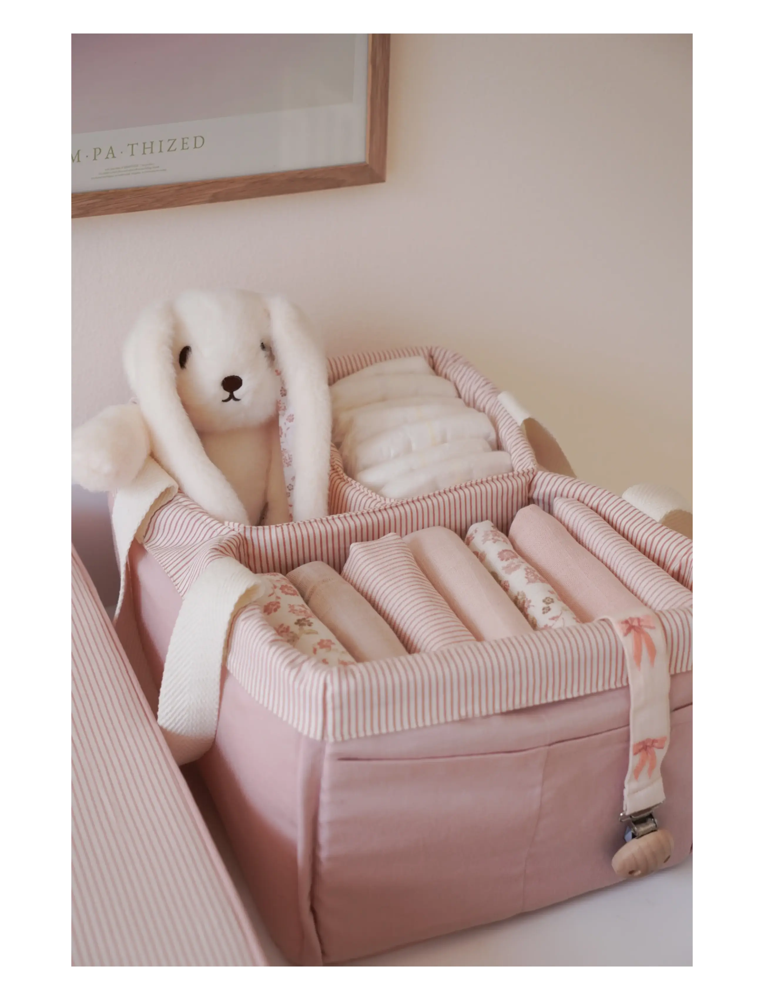 Cam Cam Copenhagen - Muslin Cloth, Printed, 2-pack - GOTS - Classic Stripes Rose - musliinist tekid - classic stripes rose - 3