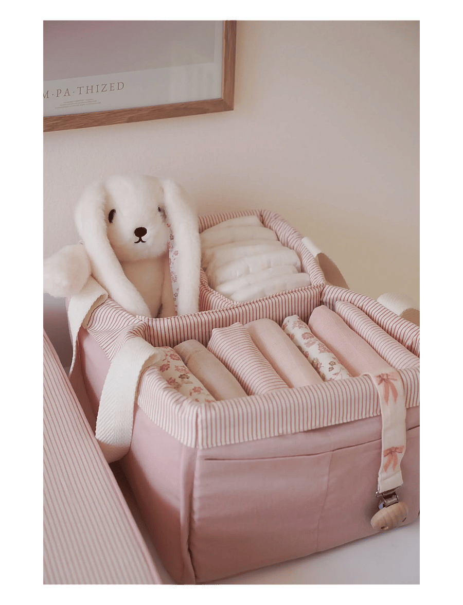 Cam Cam Copenhagen - Muslin Cloth, Printed, 2-pack - GOTS - Classic Stripes Rose - musliinist tekid - classic stripes rose - 3