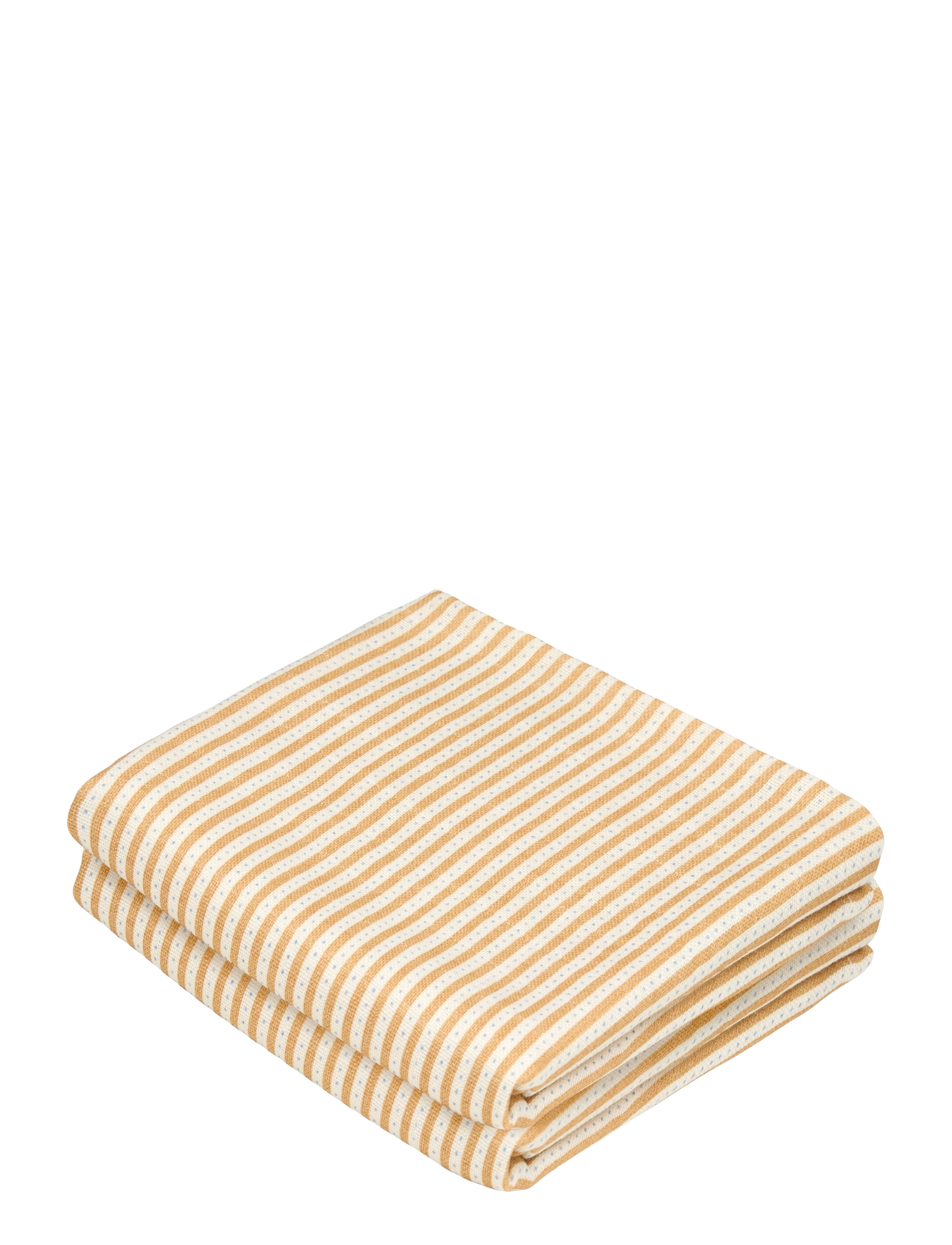 Cam Cam Copenhagen Muslin Cloth, Printed, 2-pack - GOTS - Classic Stripes Rose - Musliin linad - OATFIELD / beige
