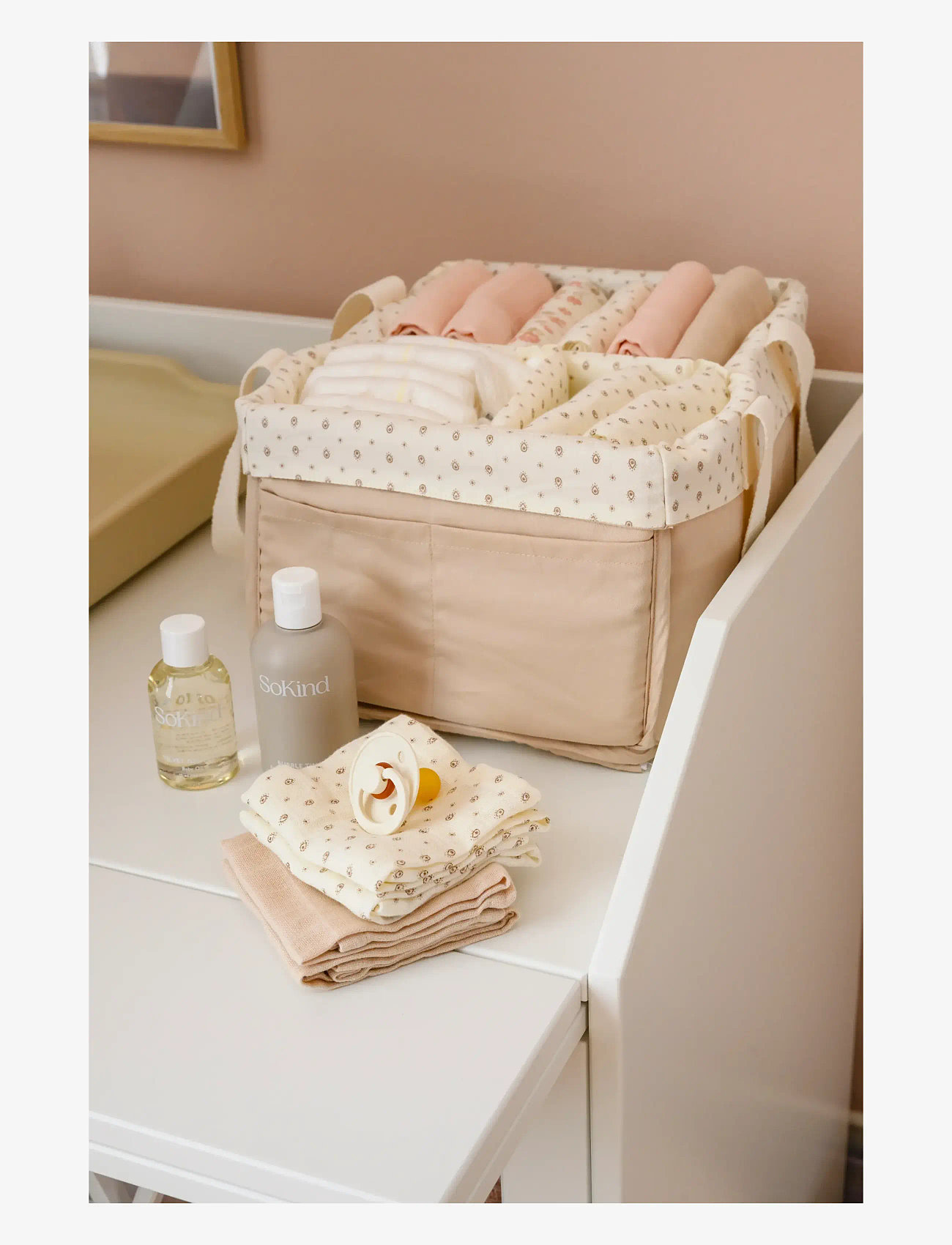 Cam Cam Copenhagen - Muslin Cloth, Printed, 2-pack - GOTS - Carousel - mulltücher - rowan - 1