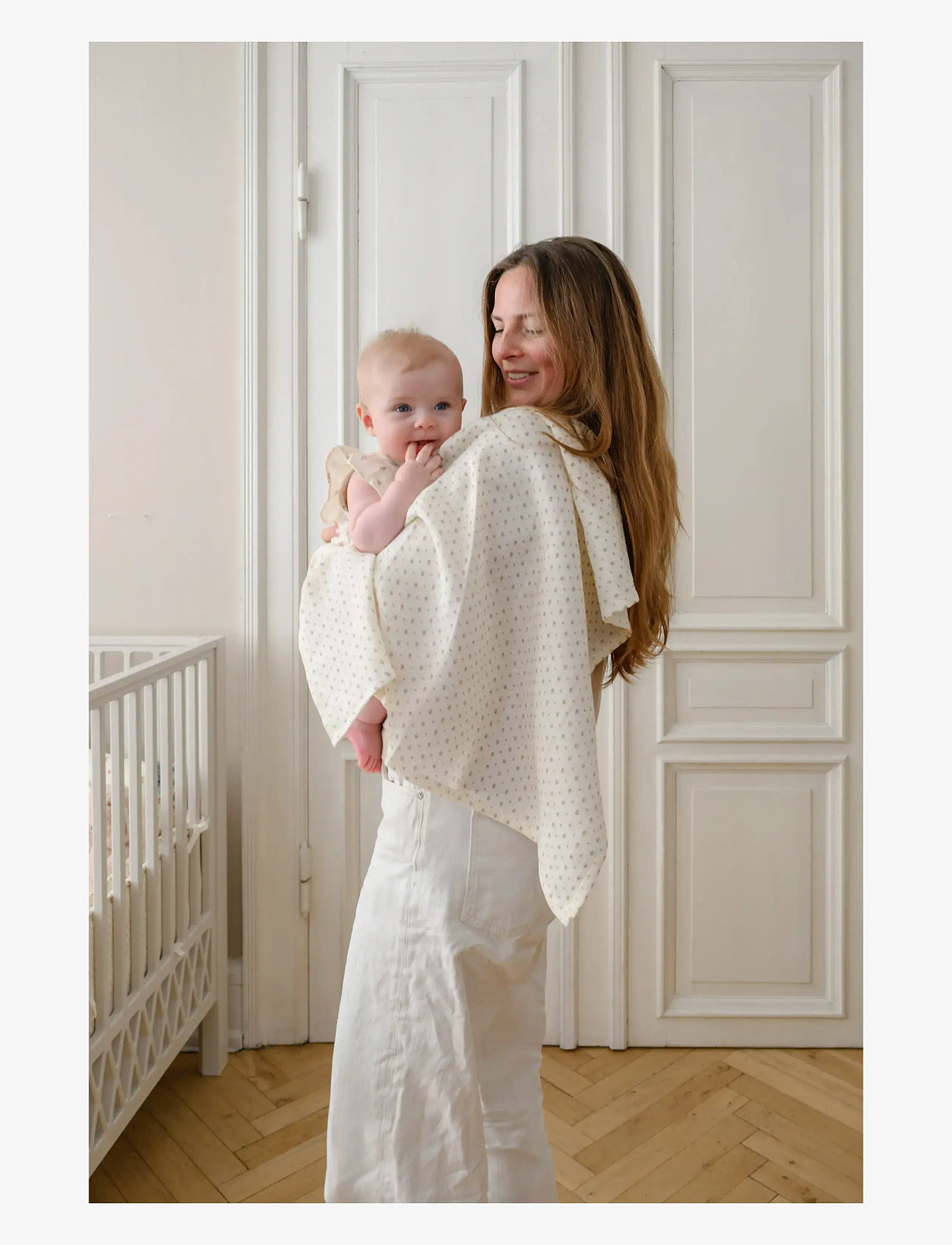 Cam Cam Copenhagen - Muslin Cloth, Printed, 2-pack - GOTS - Carousel - mulltücher - rowan - 2