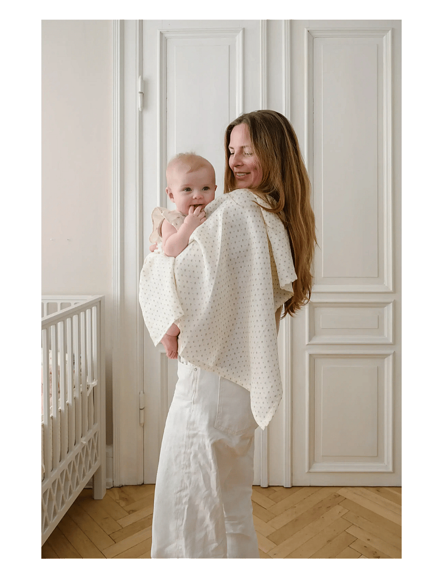 Cam Cam Copenhagen - Muslin Cloth, Printed, 2-pack - GOTS - Rowan - musselintæpper - rowan - 2