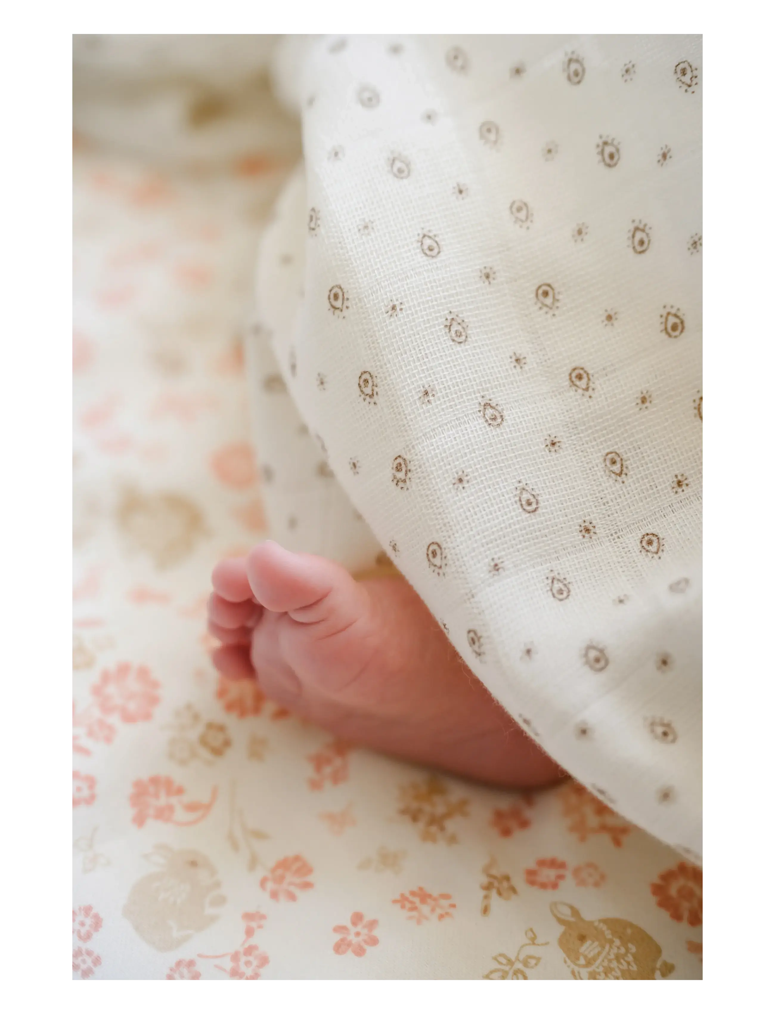 Cam Cam Copenhagen - Muslin Cloth, Printed, 2-pack - GOTS - Rowan - musselintæpper - rowan - 3