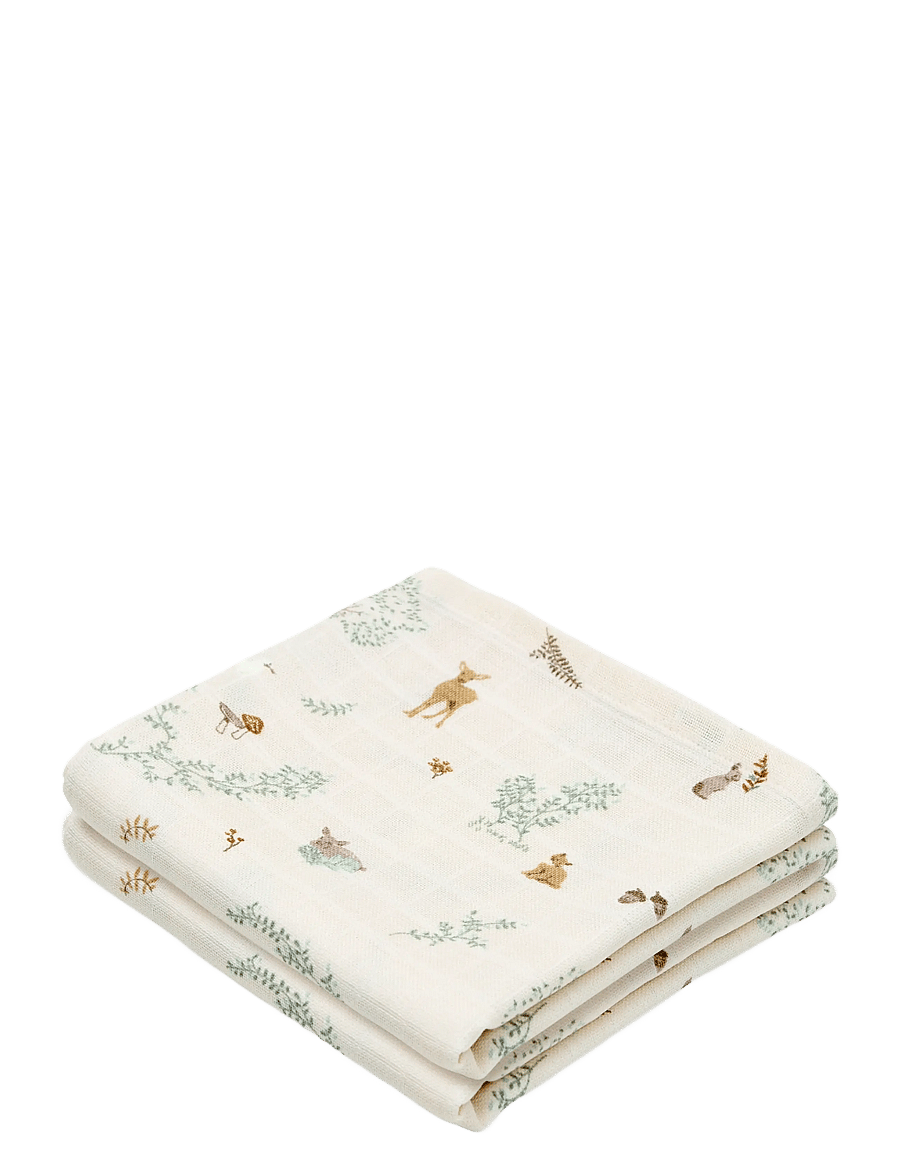 Cam Cam Copenhagen - Muslin Cloth, Printed, 2-pack - GOTS - Classic Stripes Rose - musliinist tekid - woodland - 1