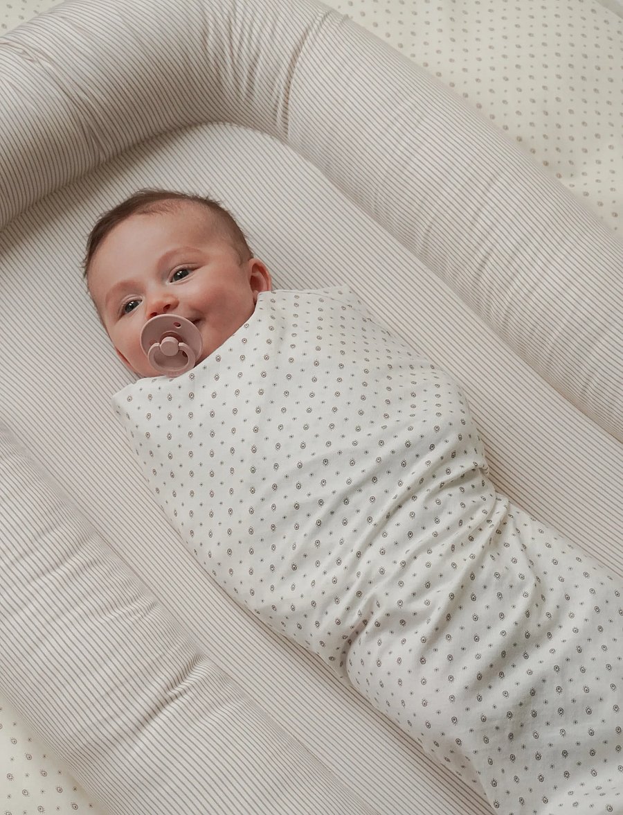 Cam Cam Copenhagen - Jersey Swaddle - GOTS - Woodland - kaisutekid - rowan - 2