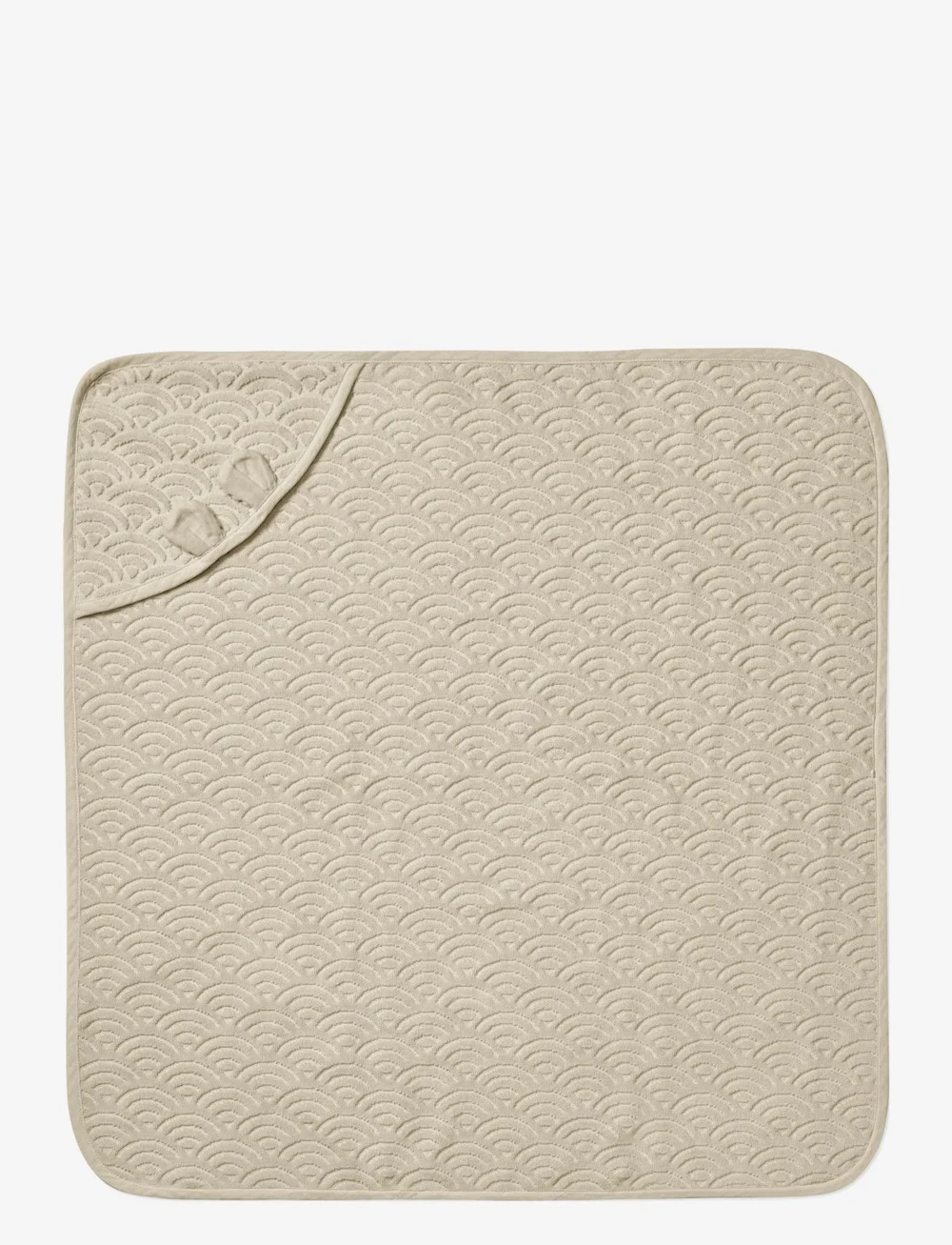 Cam Cam Copenhagen - Towel, Baby, hooded w/ ears - handtücher - almond - 2