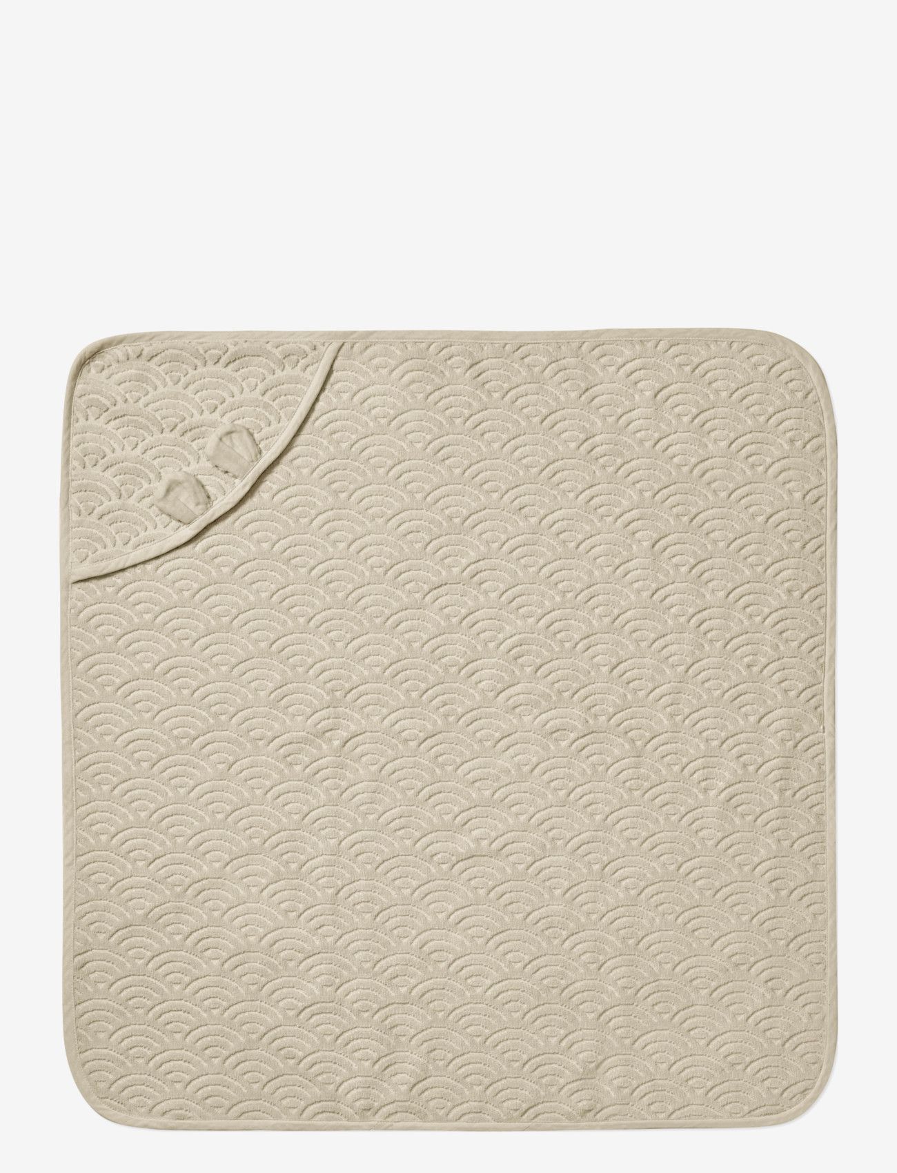 Cam Cam Copenhagen - Towel, Baby, Hooded w/ ears - håndklæder - almond - 2