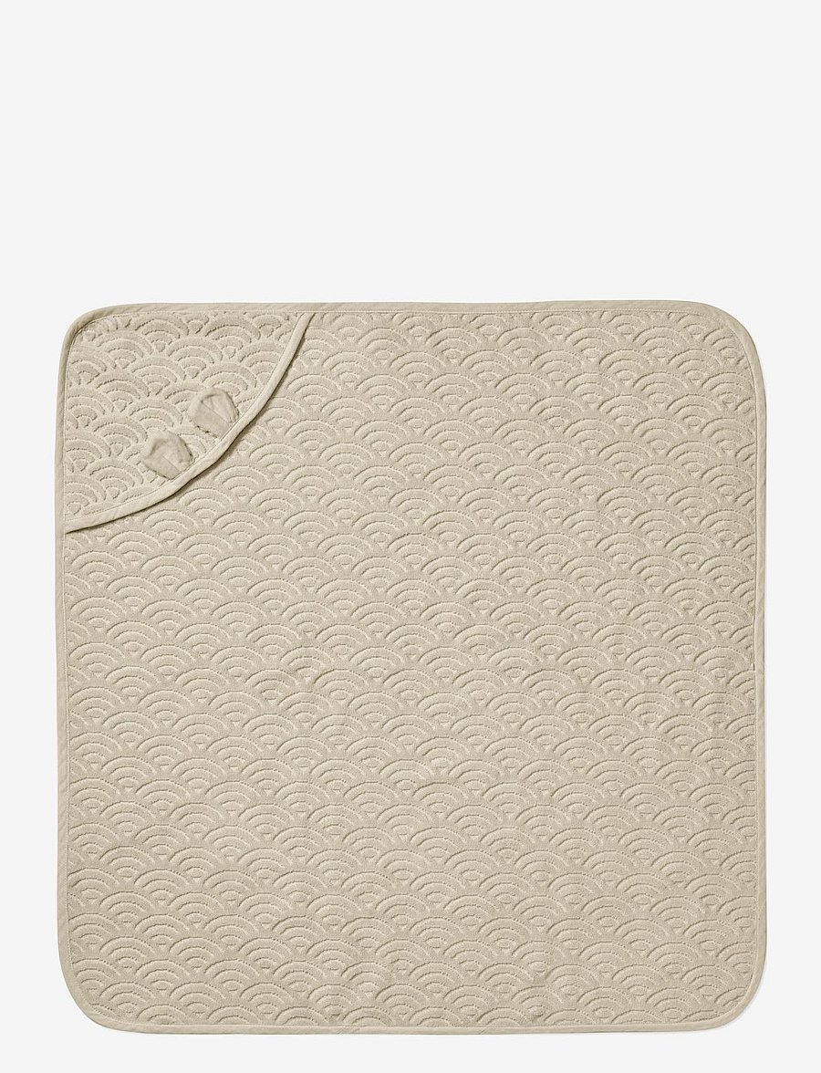Cam Cam Copenhagen - Towel, Baby, Hooded w/ ears - håndklæder - almond - 2