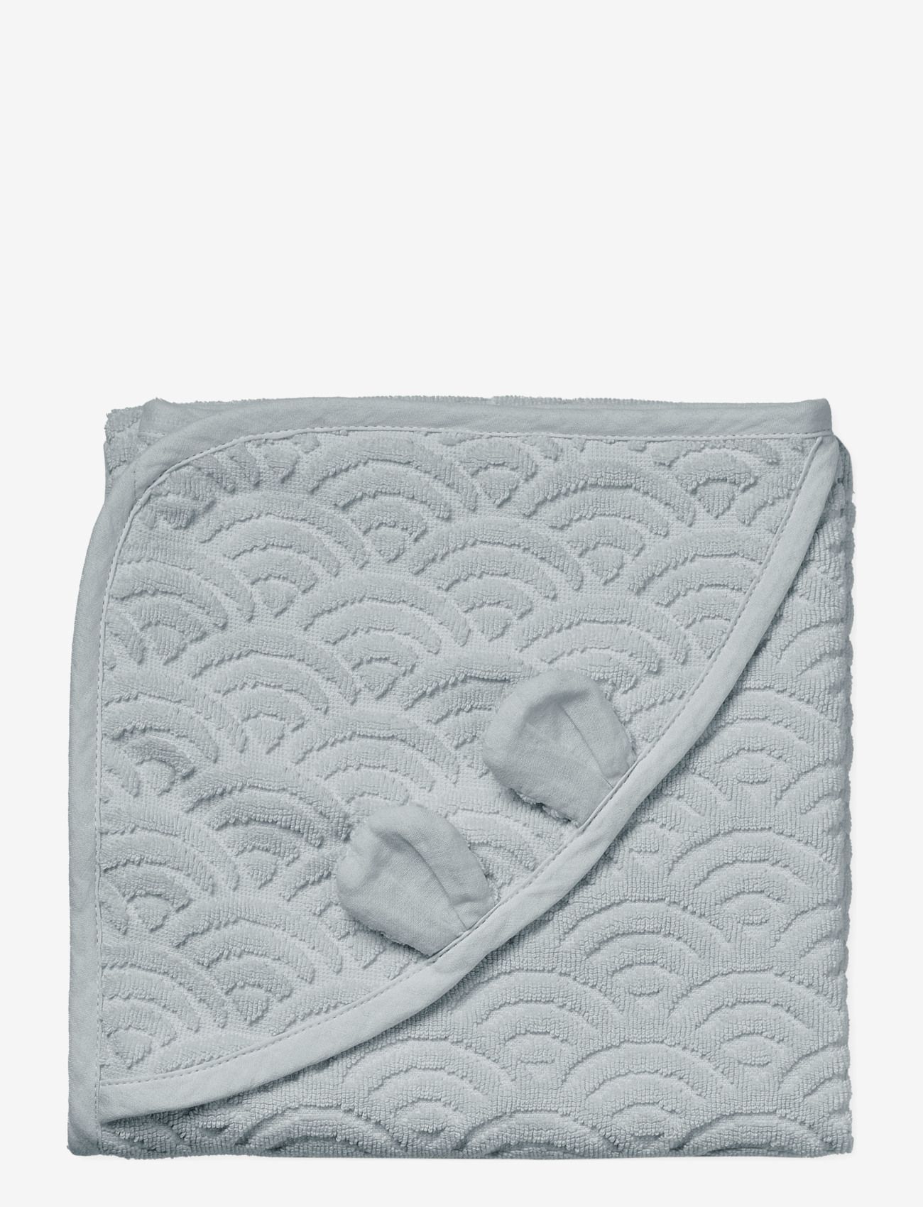 Cam Cam Copenhagen - Towel, Baby, hooded w/ ears - håndklæder - classic grey - 1