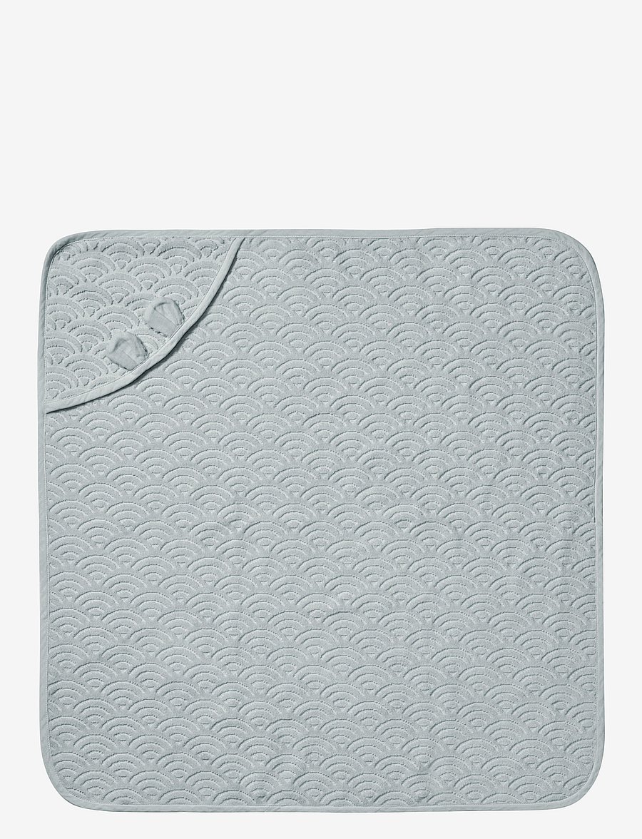 Cam Cam Copenhagen - Towel, Baby, Hooded w/ ears - håndklæder - classic grey - 2