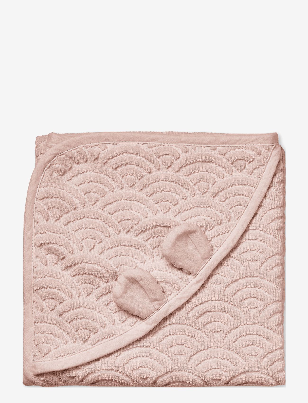 Cam Cam Copenhagen - Towel, Baby, hooded w/ ears - vanni aeg - dusty rose - 1