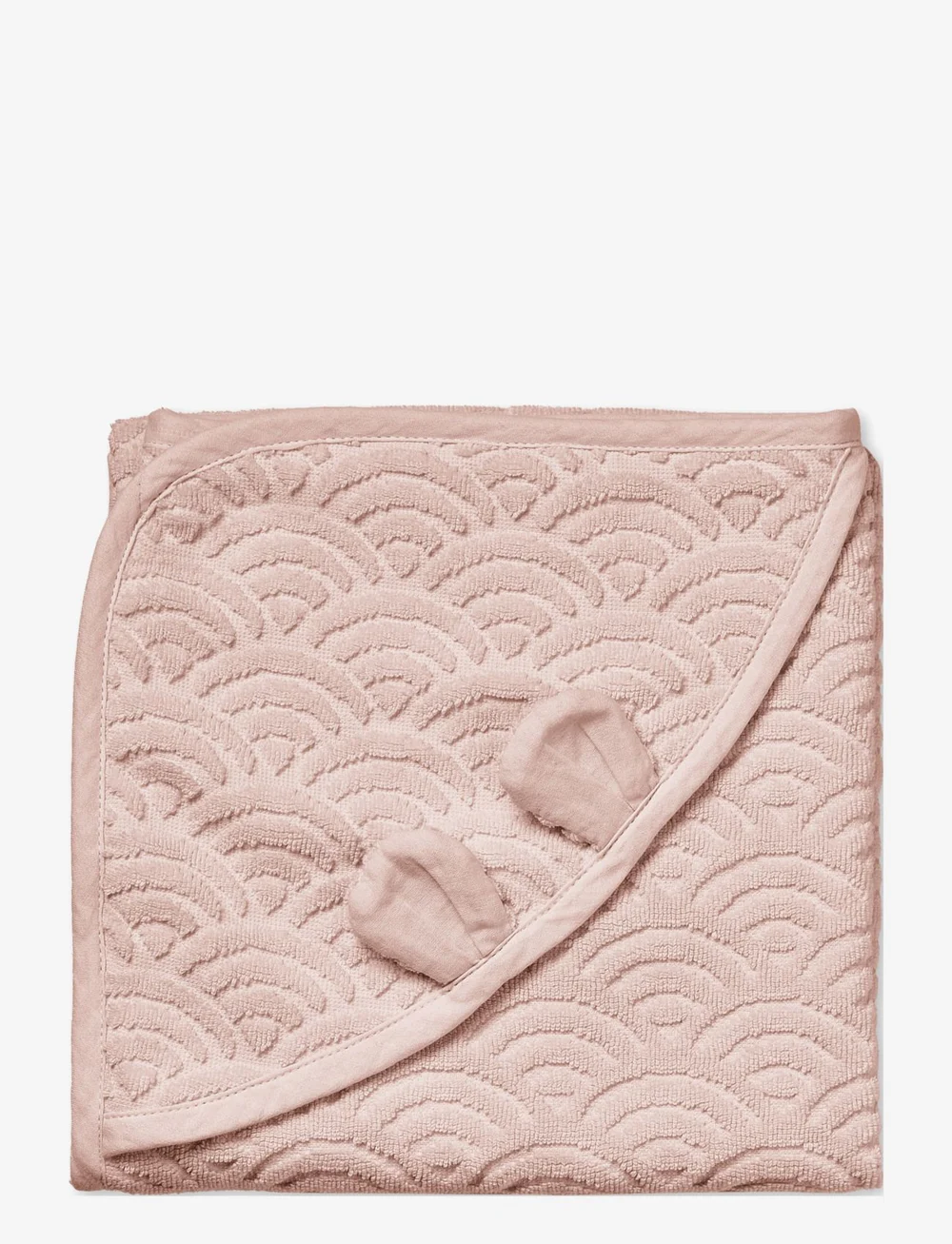 Cam Cam Copenhagen - Towel, Baby, hooded w/ ears - handdukar - dusty rose - 1