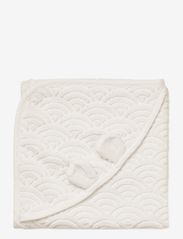 Towel, Baby, hooded w/ ears - OFF-WHITE