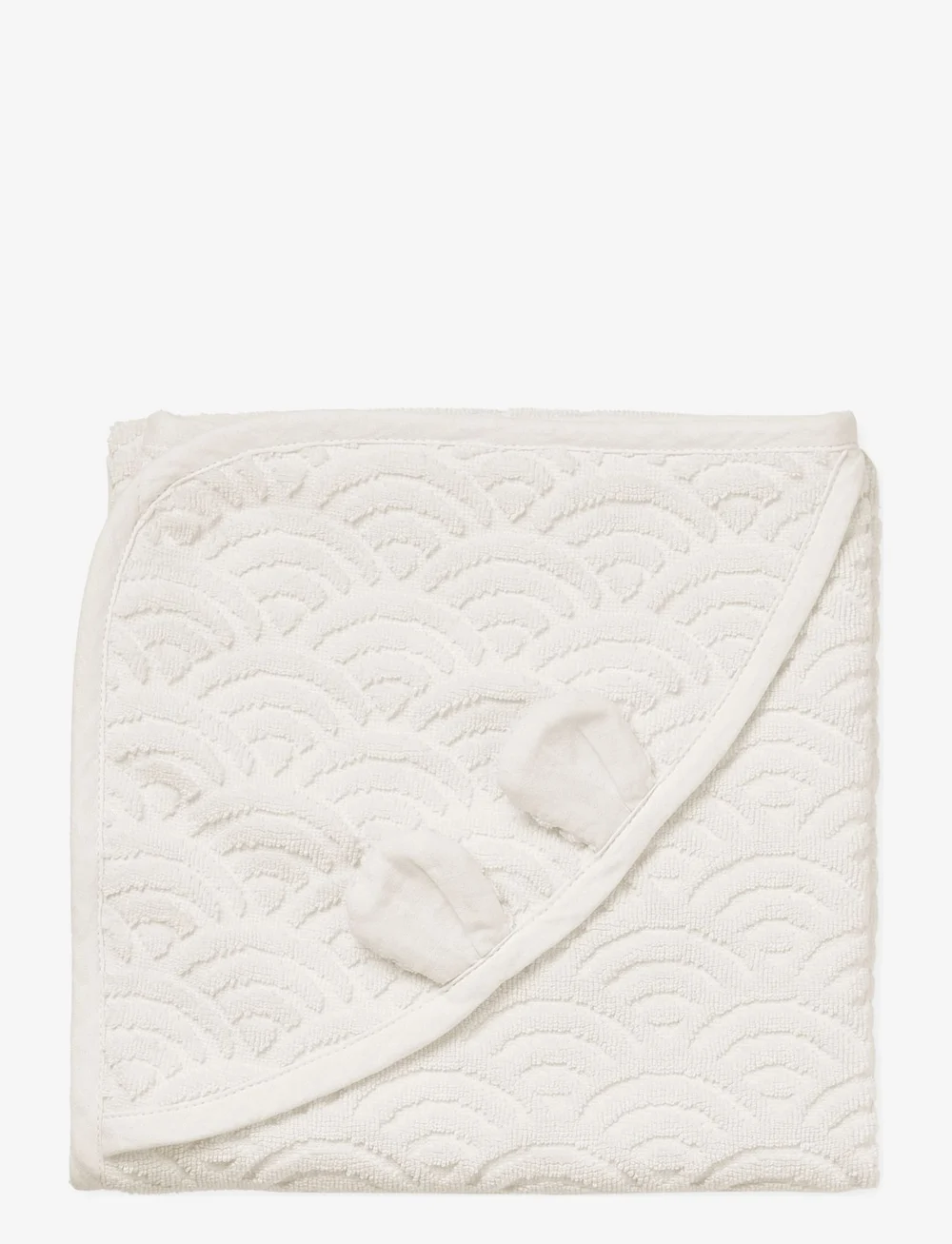 Cam Cam Copenhagen - Towel, Baby, hooded w/ ears - vanni aeg - off-white - 1