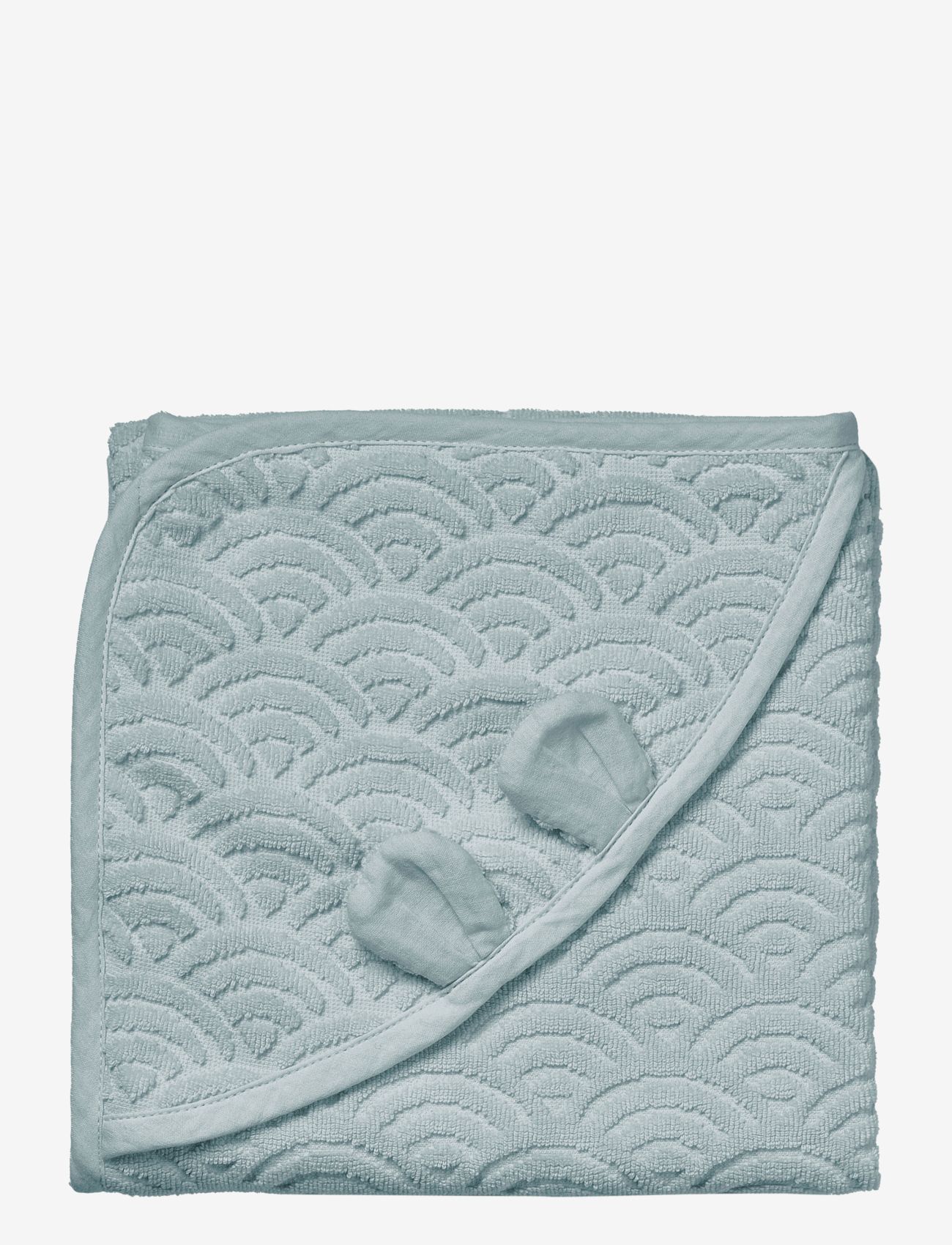 Towel, Baby, Hooded w/ ears - PETROLEUM