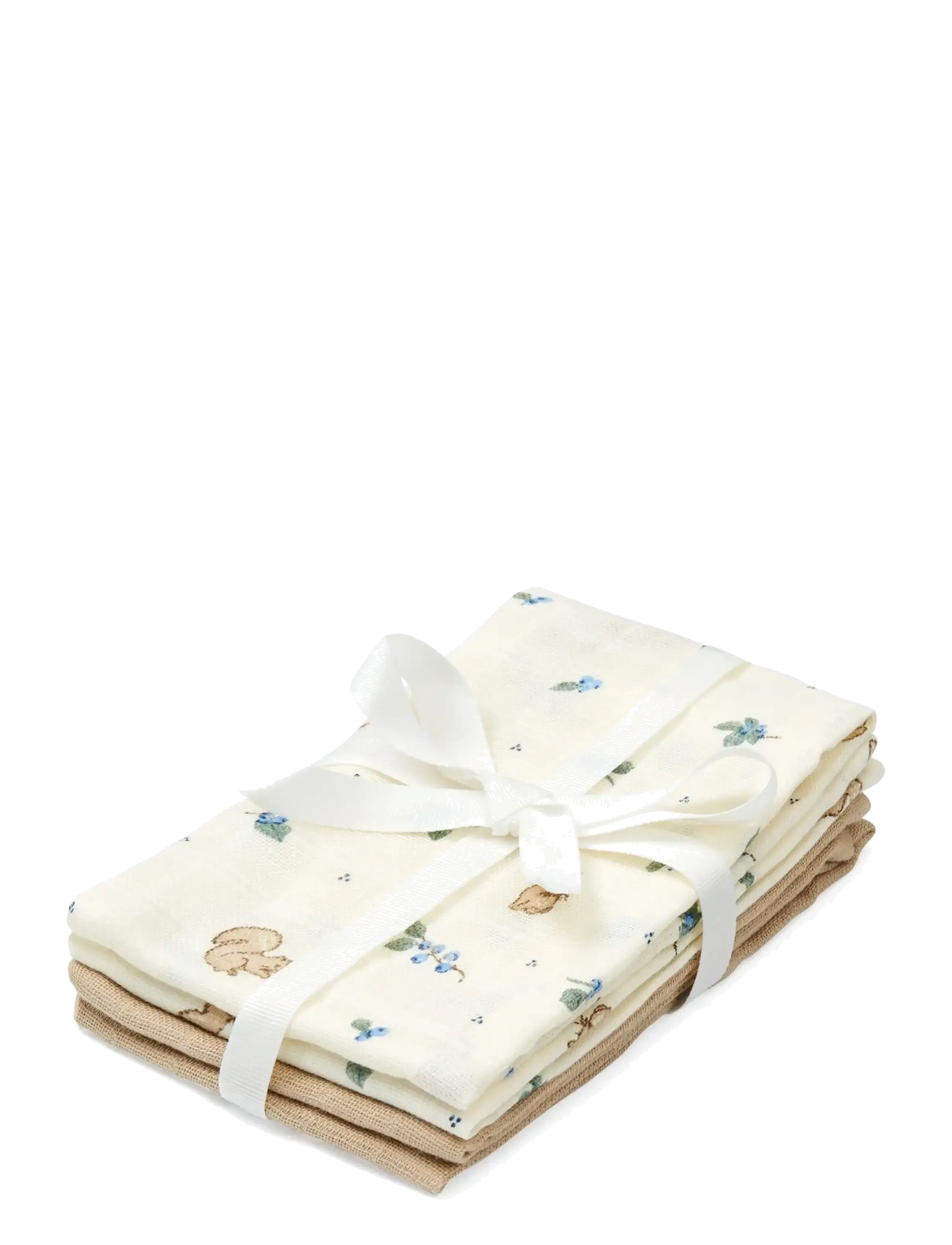 Cam Cam Copenhagen Wash Cloth, 4 pack - Vanniaeg - BLUEBERRIES / white