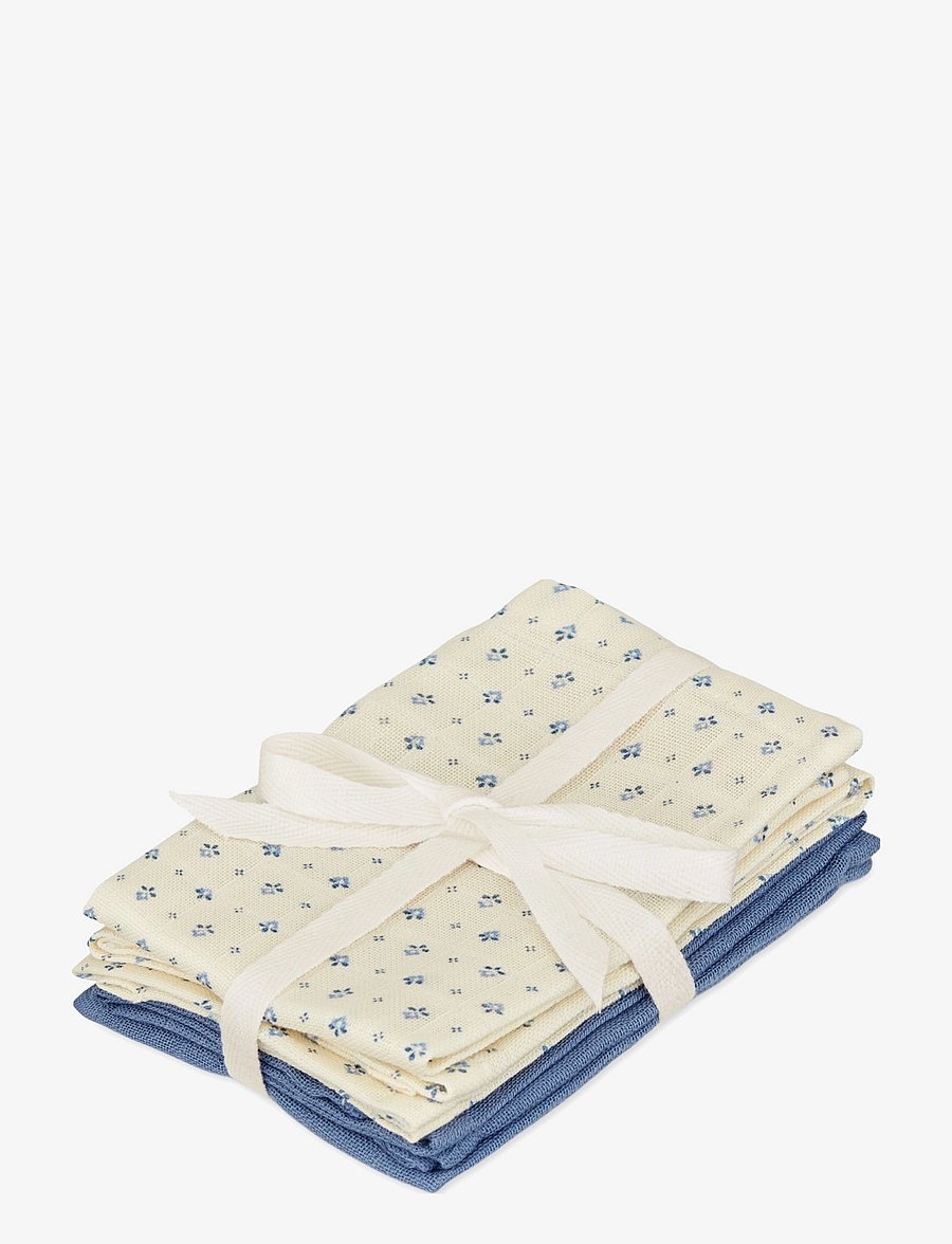 Cam Cam Copenhagen - Wash Cloth, 4 pack - GOTS - Vintage Toys - klude - capri - 0