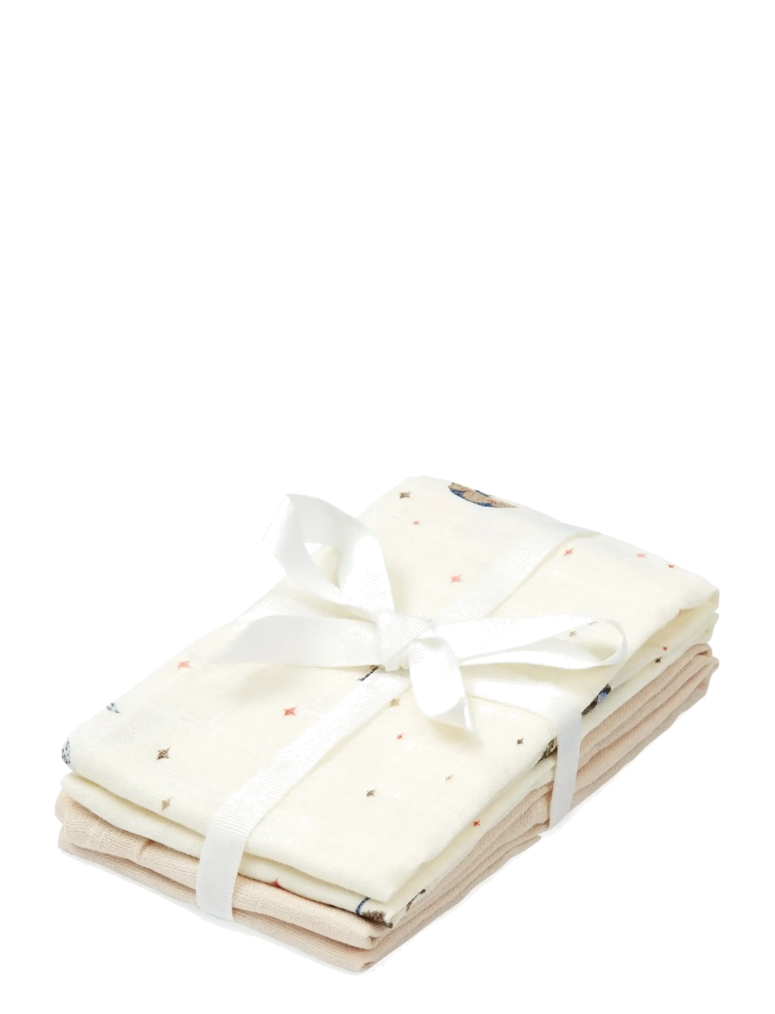 Cam Cam Copenhagen Wash Cloth, 4 pack - Vanniaeg - CAROUSEL / cream