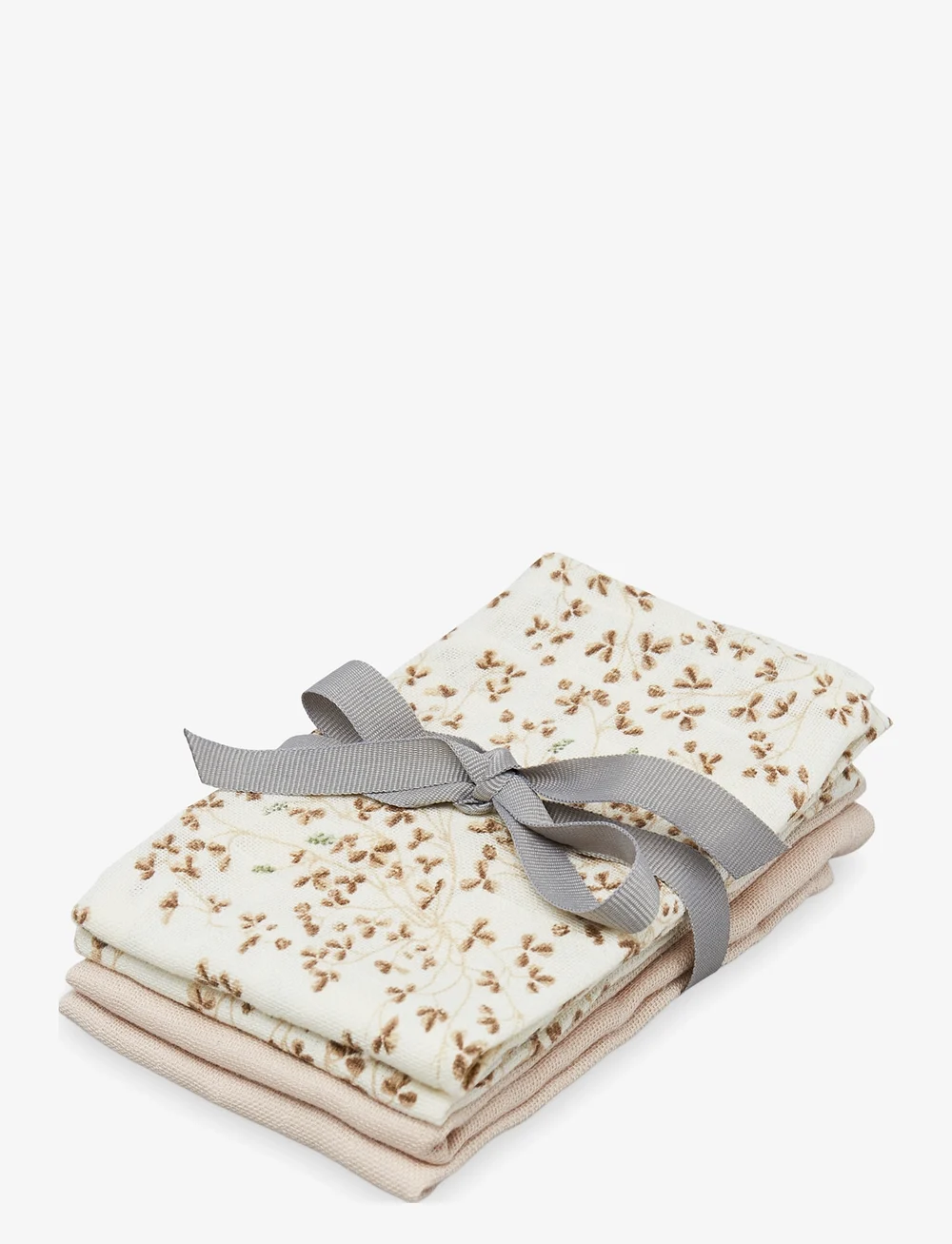 Cam Cam Copenhagen - Wash Cloth, 4 pack - GOTS - Bows - klude - lierre, almond - 0