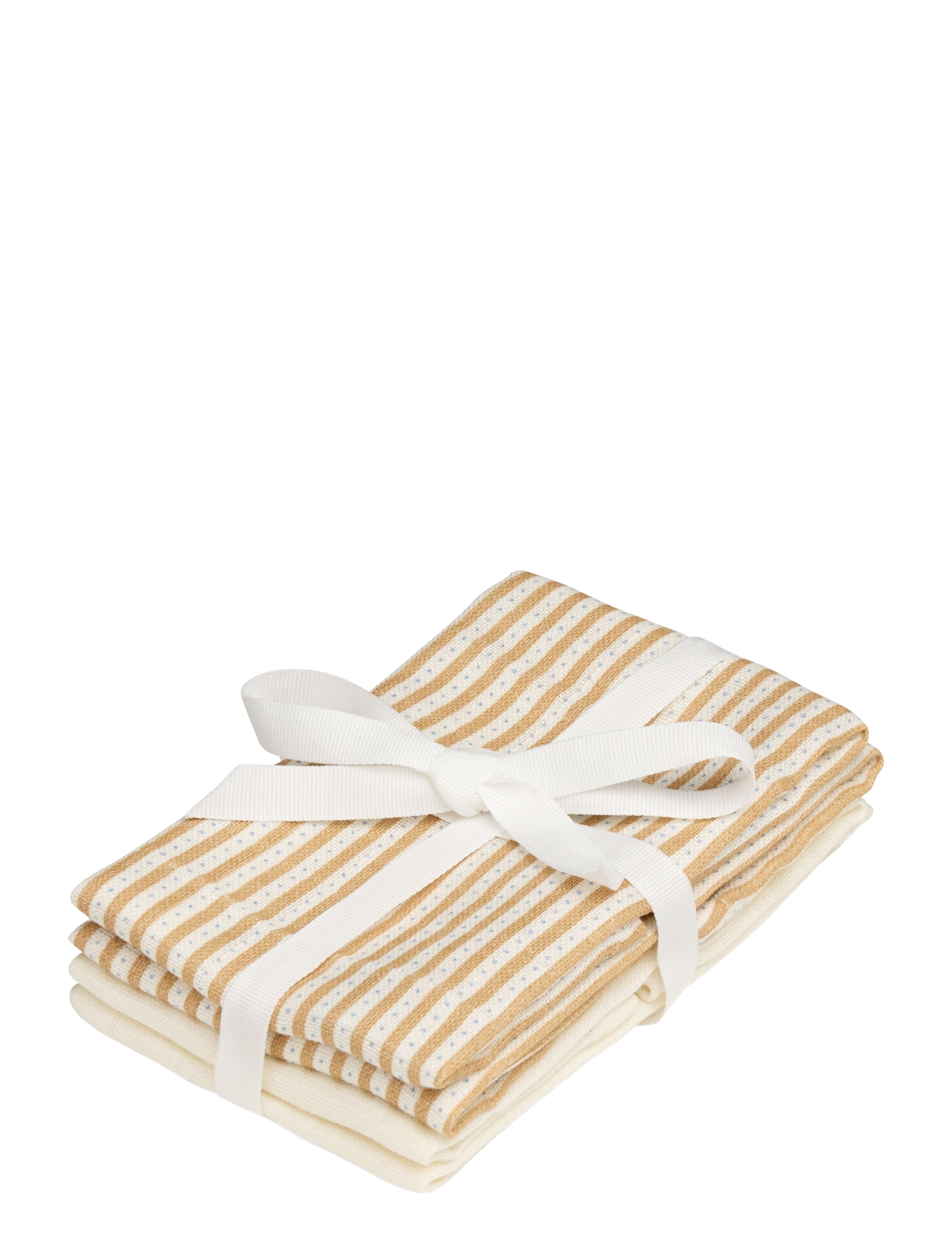 Cam Copenhagen Wash Cloth, 4 Pack, One Size, Muslins, Beige - Muslin Cloths, Kinder
